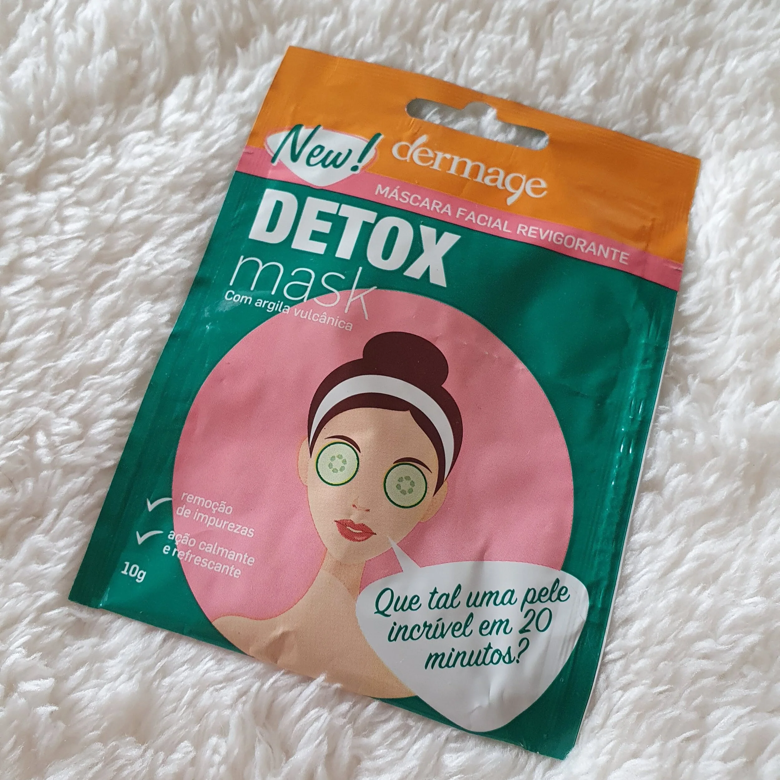 Resenha - Máscara Facial Revigorante Detox da Dermage — beauty terapia