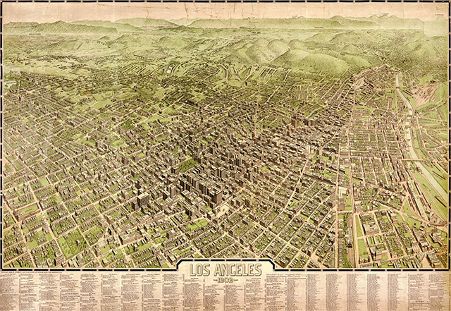 1909 Map of Los Angeles