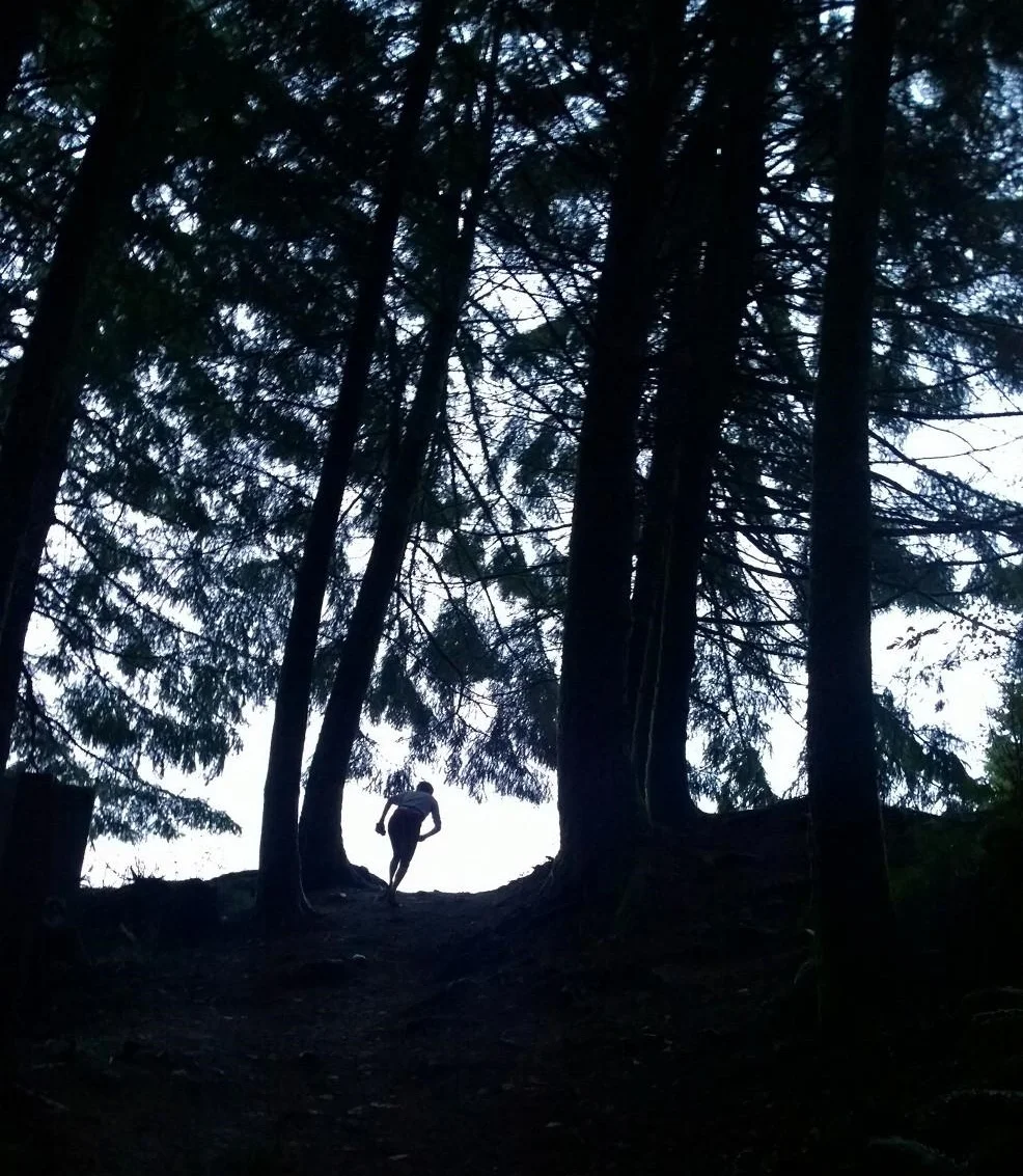 Running to the light. Photo by Beth Steen.