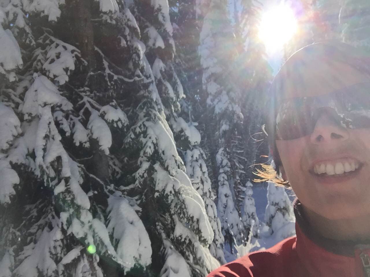 Sun, snow, and solo time: three of my favorite things. 