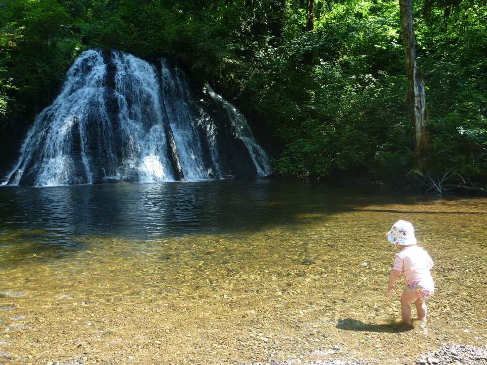 Rowan at Coal Creek Falls.