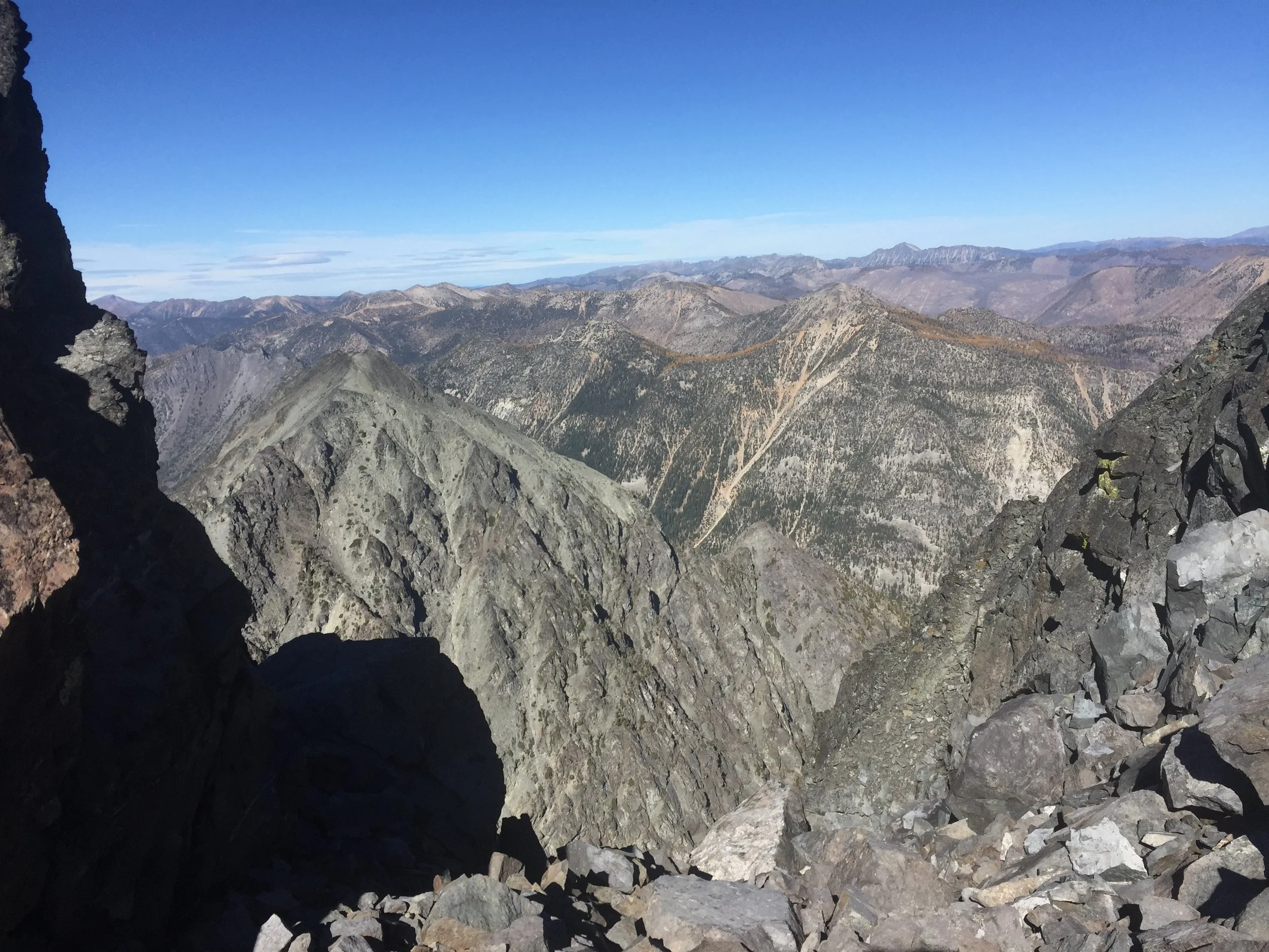 Looking northwest.