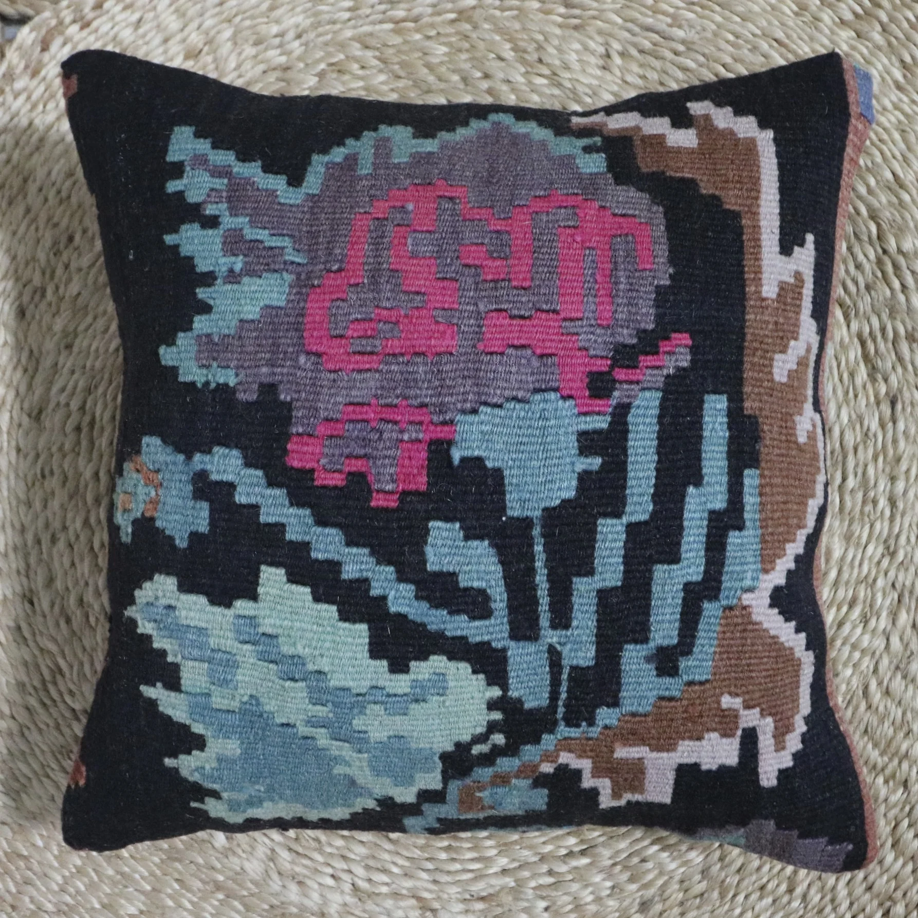 Winter Rose Kilim Pillow