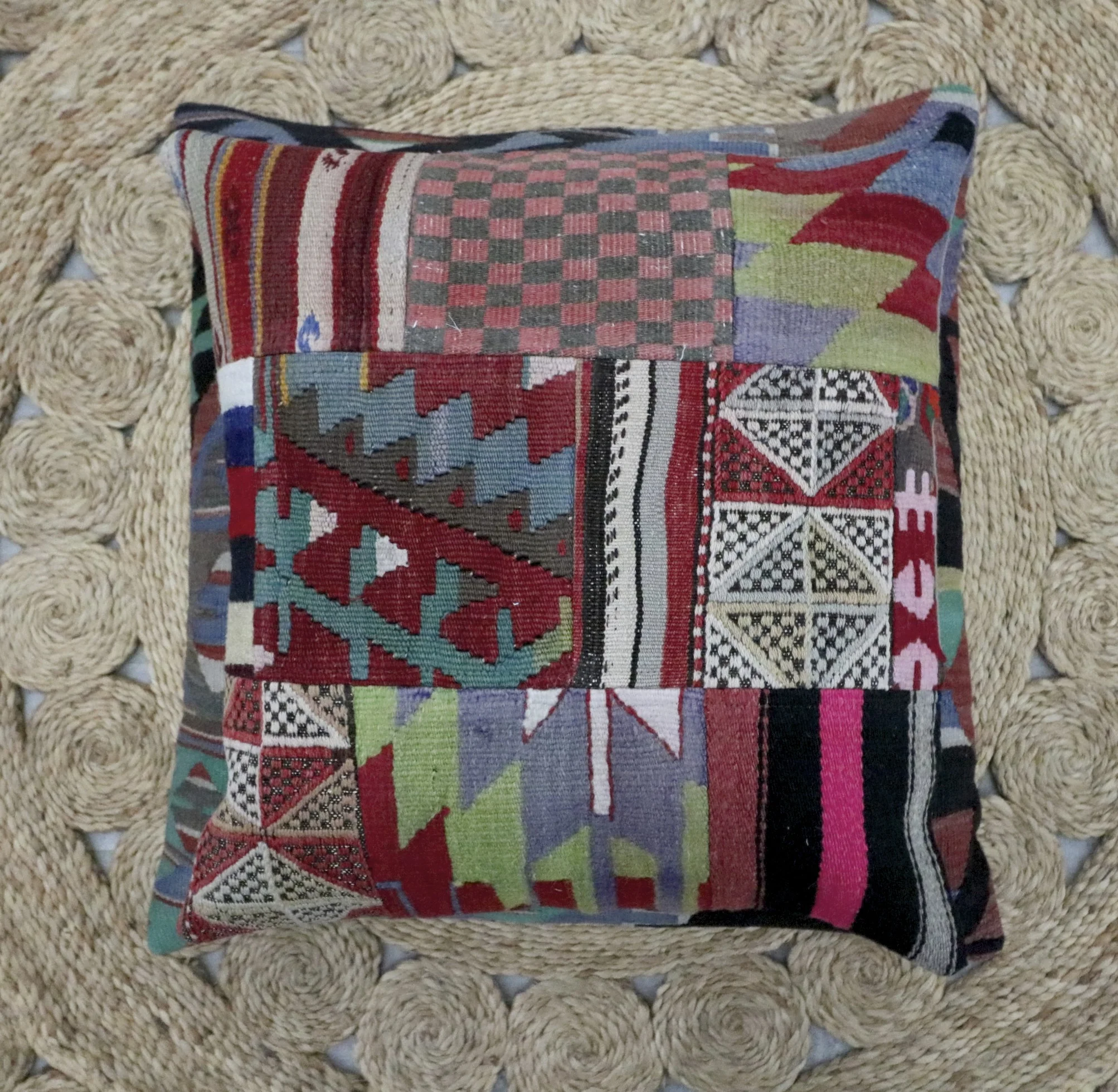 Envy Patchwork Kilim Pillow 