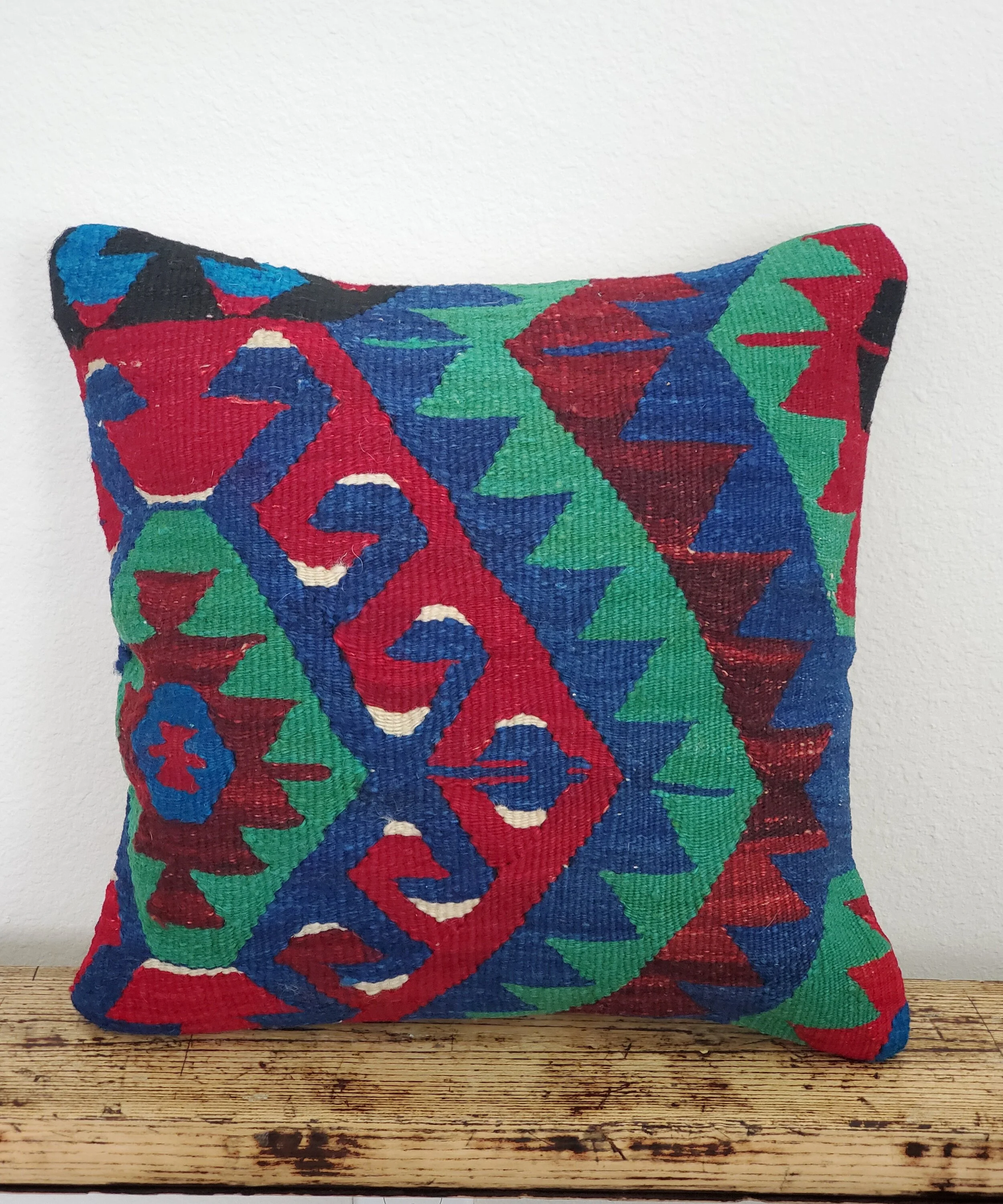 Yaren Vintage Turkish Kilim Pillow