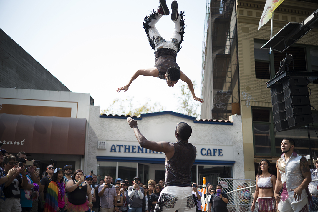 All-star dancers challenging gravity