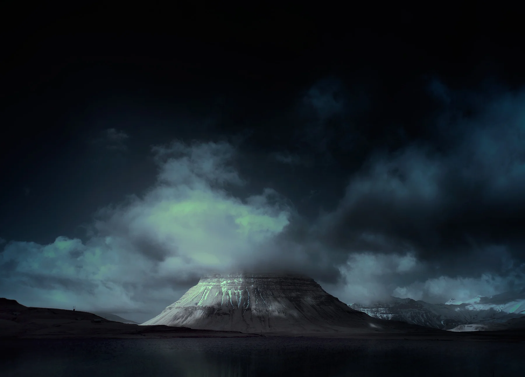 kirkjufell blue 