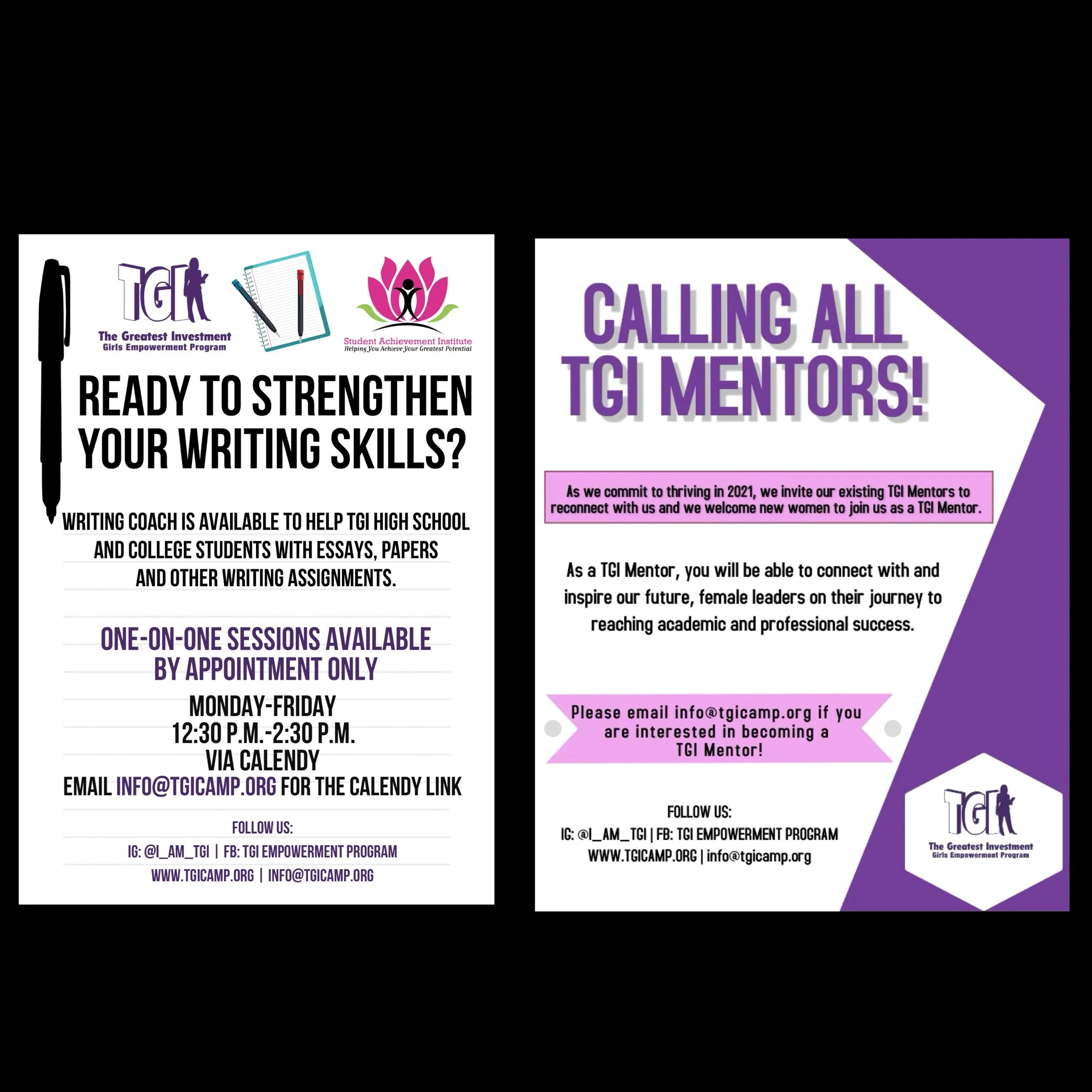 The Greatest Investment Girls Empowerment Program