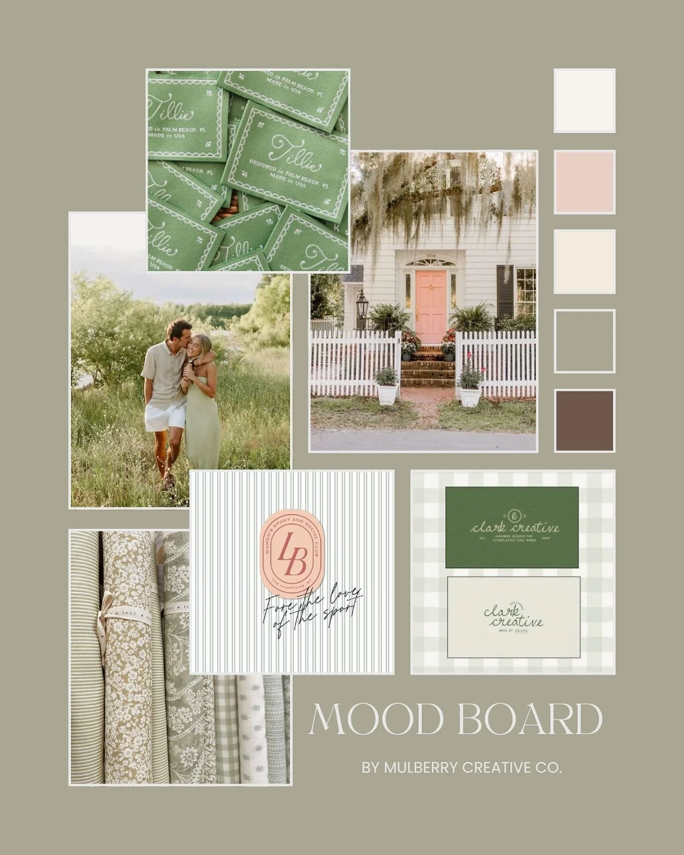 A peek at a client mood board

I create these at the beginning of every brand design project to help both me and the client get aligned on the feel of their brand. It sets the tone, communicates the vibe, and helps us visualize how colors, fonts, and