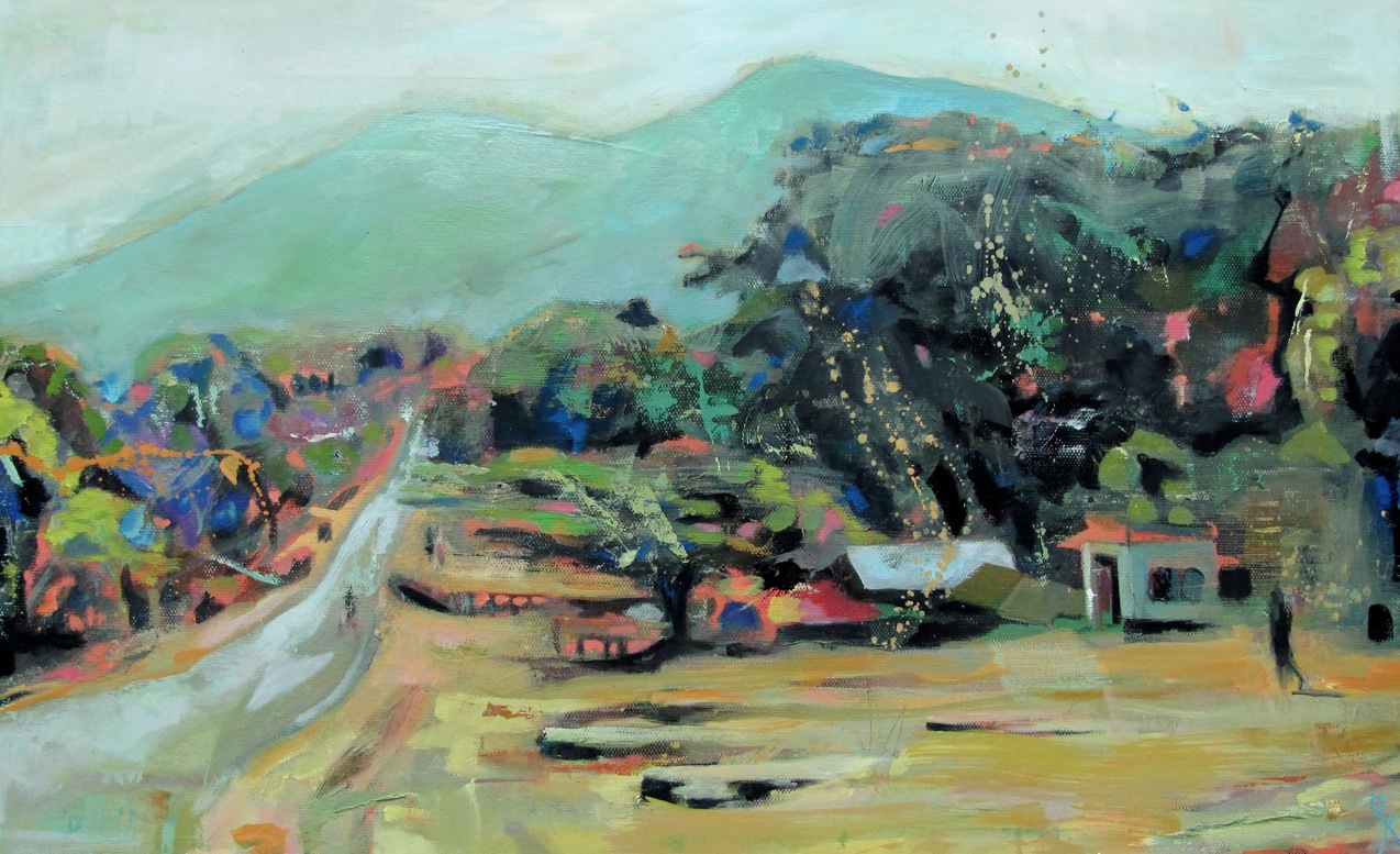 Print of "Road Through Babati"