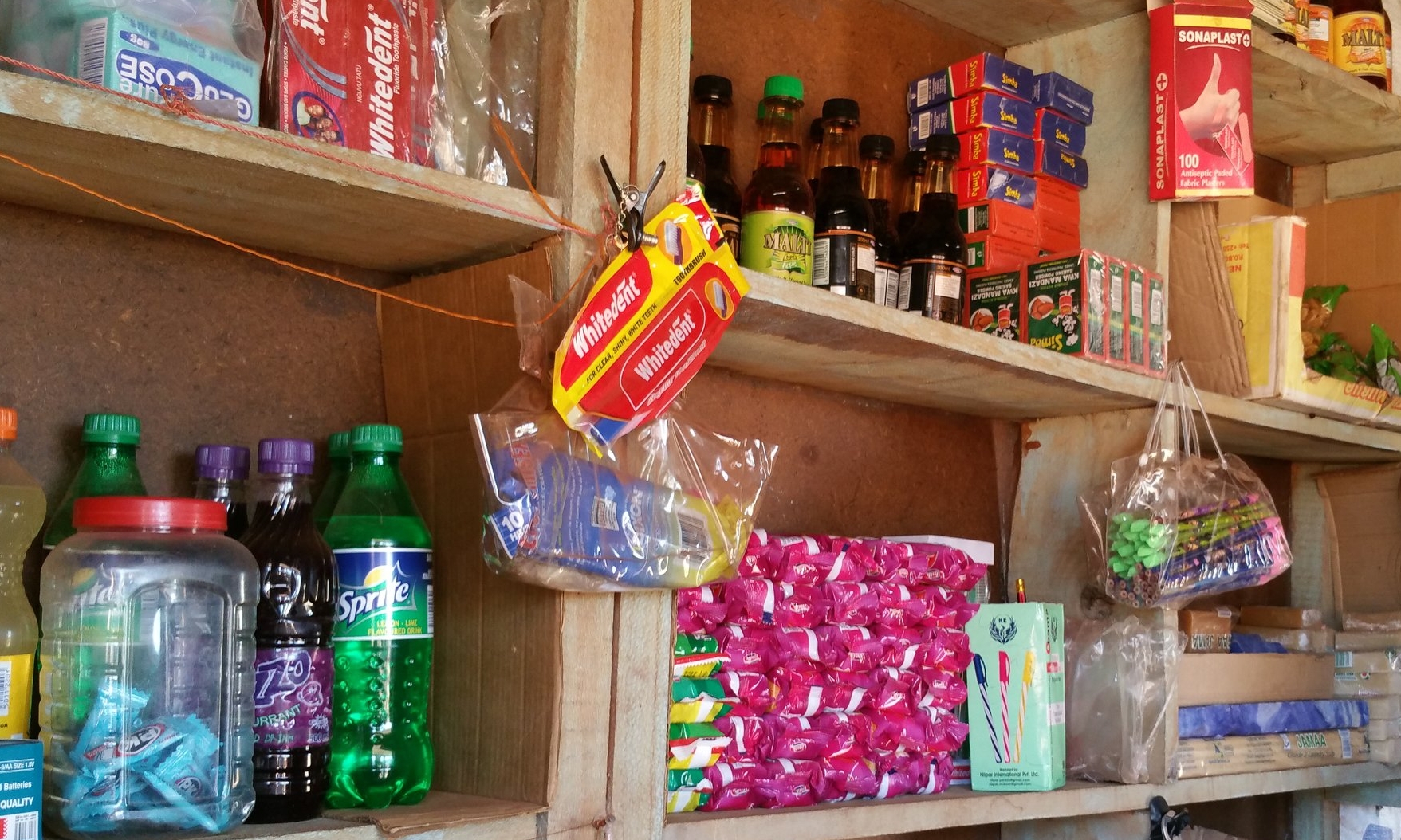 Shopkeeper increasing his stock variety