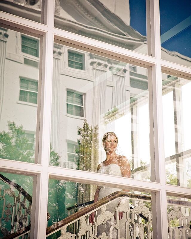 It&rsquo;s always tricky using windows and reflections in photos,  but so worth it!  Looking lovely as usual 😉@dsuesse2016  #wvweddingphotographer  #wvweddings #weddingwire #theknot #soloverly #engagementphotos #imgettingmarried #isaidyes #eastcoast