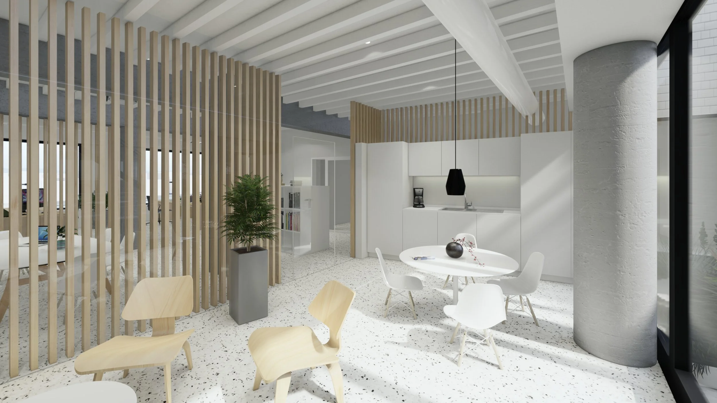  Vue intérieure des bureaux 