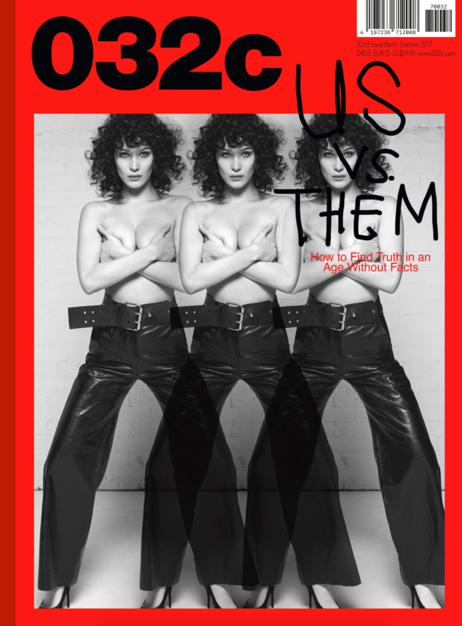 Bella Hadid by Collier Schorr - Cover Shoot for 032c