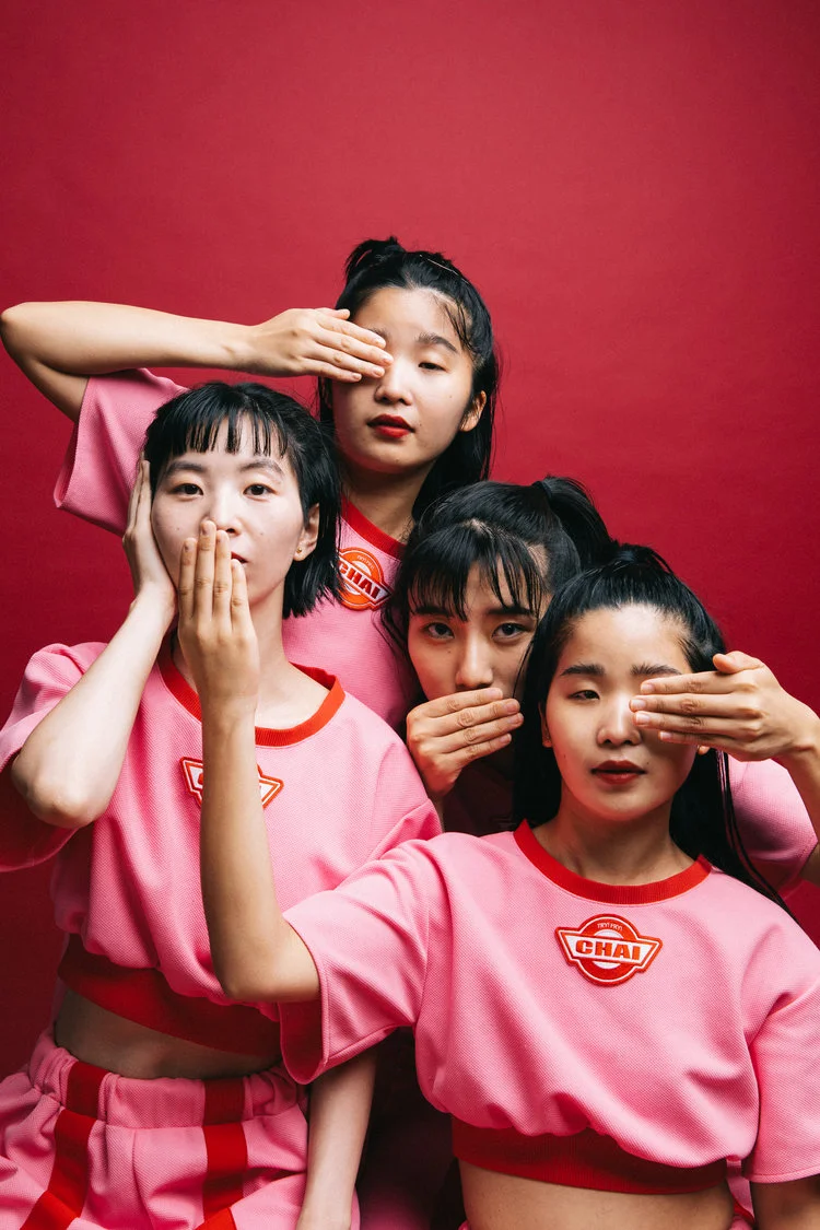 CHAI photographed by Ebru Yildiz for Pitchfork.