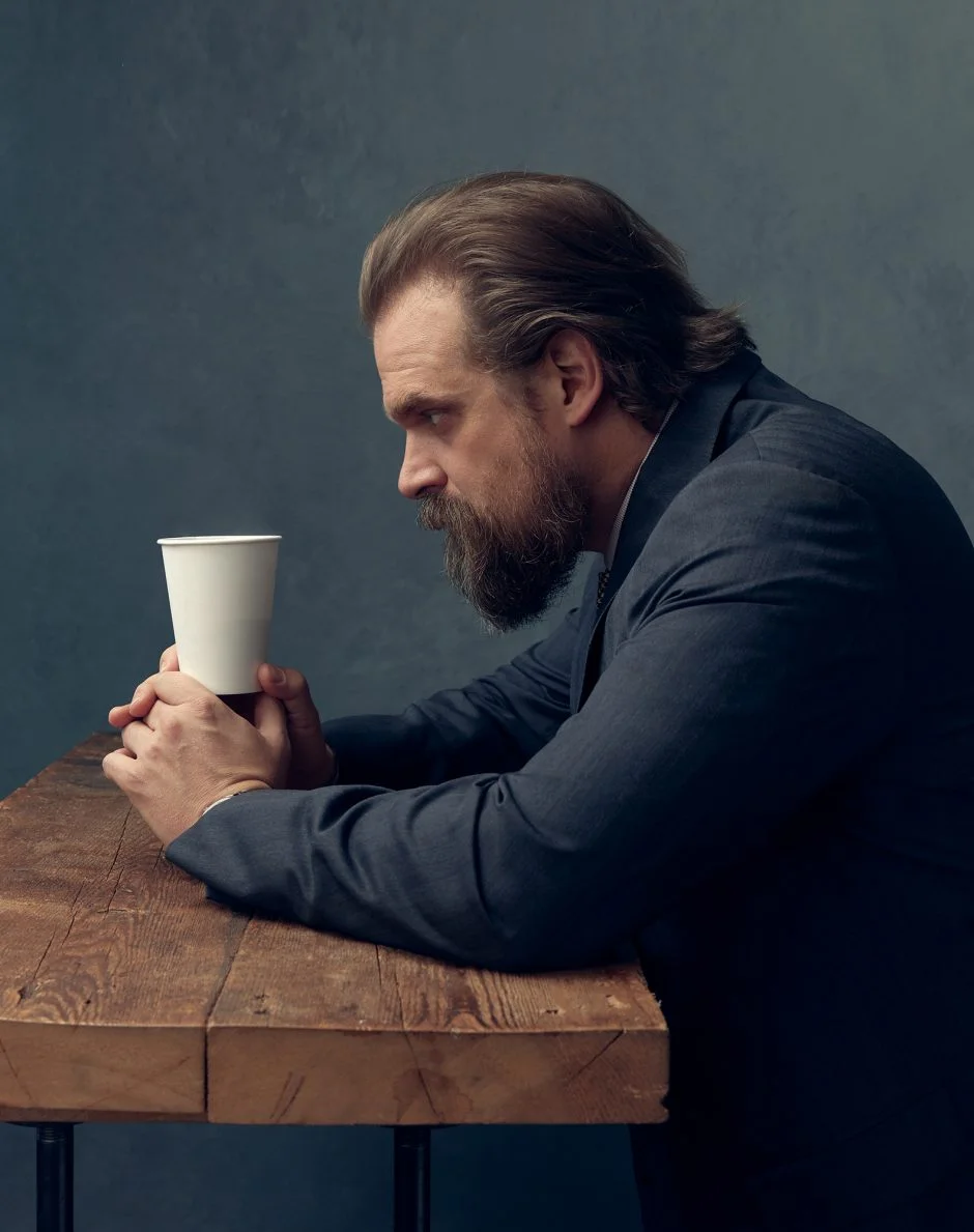David Harbour Photographed by Justin Bettman for GQ Mexico