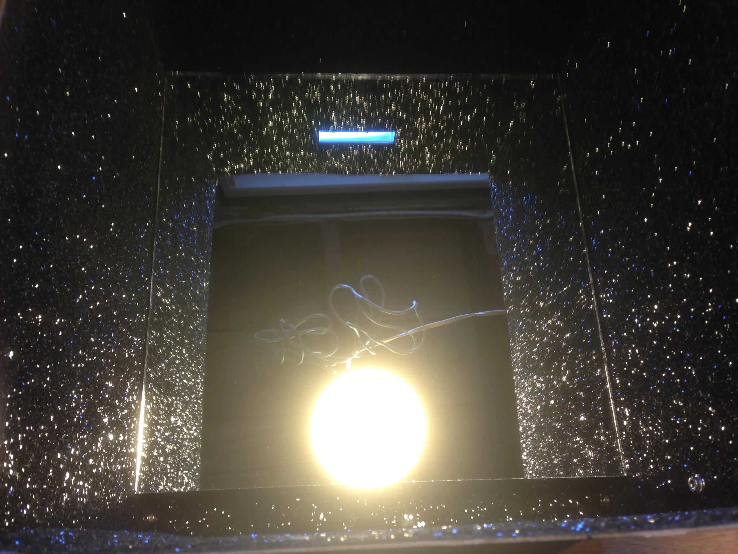  Between conceiving the piece&nbsp; Just Between Me and You &nbsp;and its final construction I was able to give a lot of thought to the details of the piece and its experience by the viewer. The document box was deeper than I really wanted it to be s