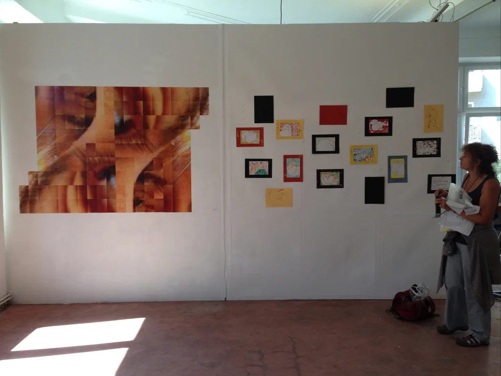 Here is an installation shot to jog your memory…doesn’t it seem like a long time ago?/Again, this is the work that is serving as the springboard for the studio portion of my MFA project./But back to the key to the development of the conceptual frame…