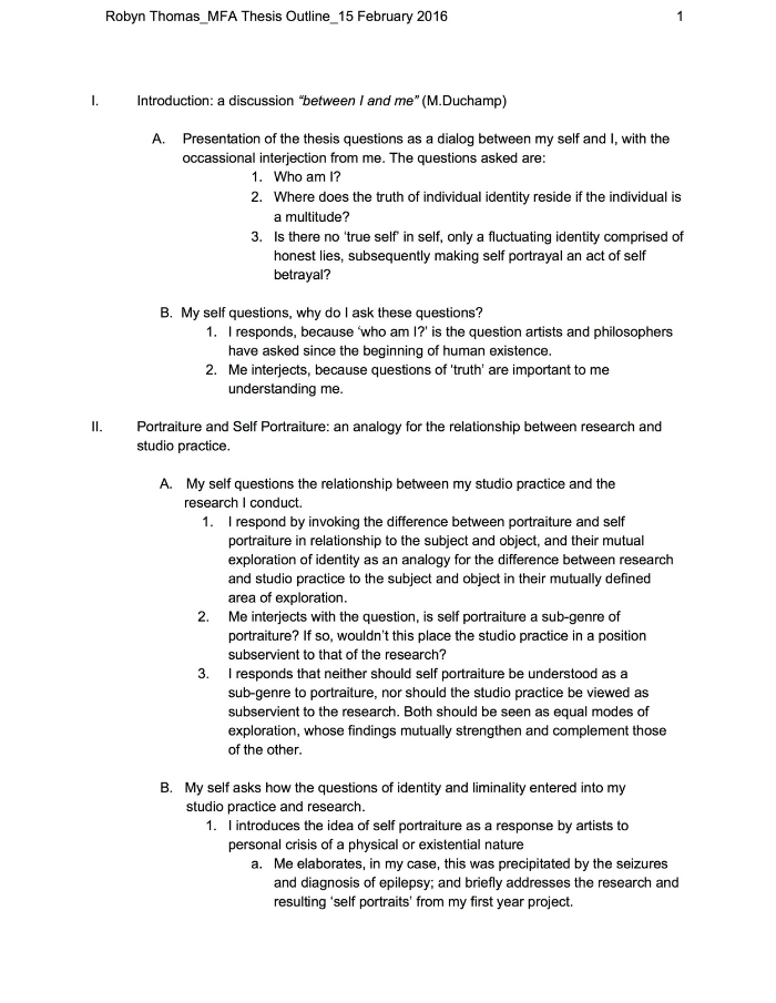 Thesis Introduction Outline - Thesis Title Ideas for College