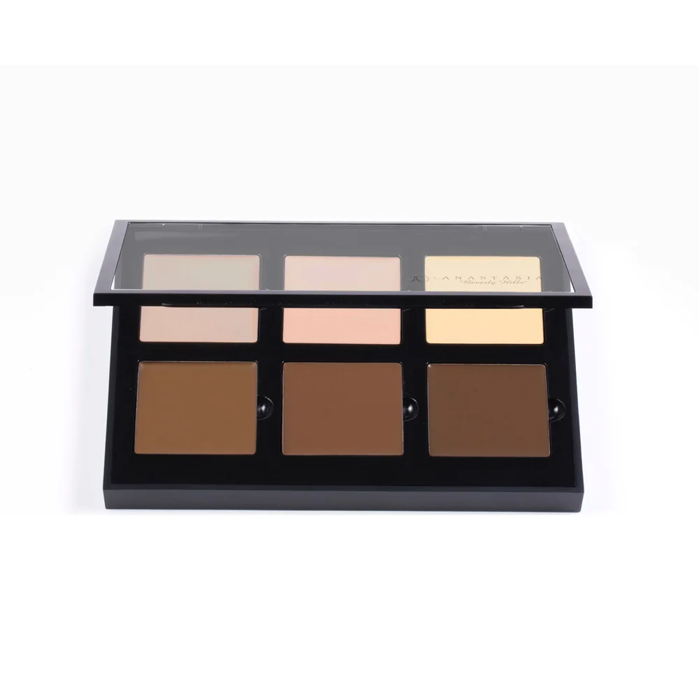  Use Anastasia Beverly Hills Contour Cream - Medium and a skinny concealer, or flat foundation brush, to line your nose and cheek. I line depending on how skinny I want my nose to look and the thicker my contour line is the more defined my face look.