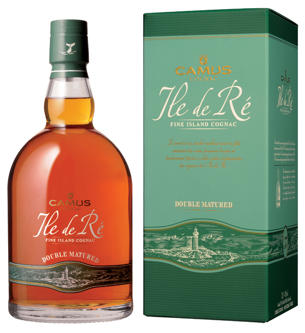 Distilled on the lees to enhance the original flavors of the eaux-de-vie from which it is produced, CAMUS Ile de Ré Double Matured is the result of a unique aging process. It is first matured on Ile de Ré in a damp cellar, after which the eaux-de-vie are transported to Cognac and placed in very old barrels which have been toasted specifically to give the cognac structure and a smoky flavor. The combination of these two aging stages creates a sophisticated, original Cognac. Ideal straight, over ice, served with fish or spicy dishes.