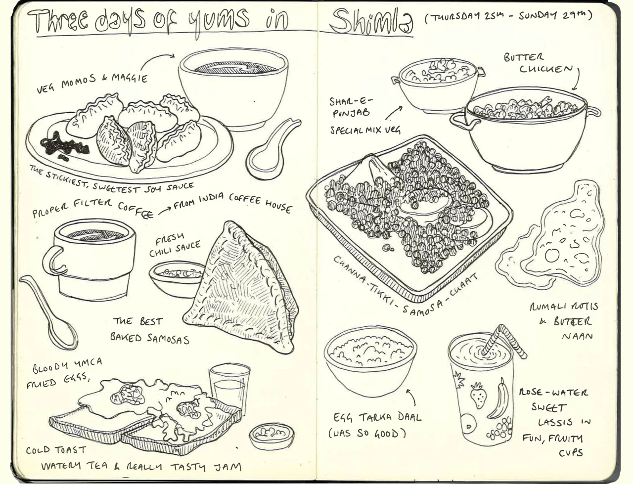 After a few disgustingly sticky days in Delhi we fled for the old, colonial hill-station of Shimla. Being the romantic types that we are (lolz) we opted for the narrow-guage 7-hour diesel train up. A snip at 80Rs each, but it did take - oh just roug…