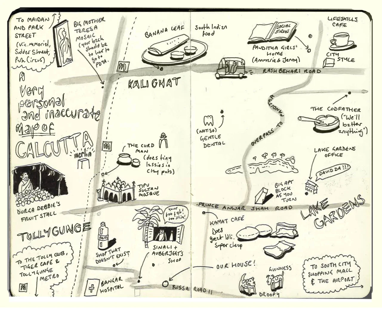 My own little slice of Calcutta - wildly out of scale; totally rose-tinted; full of squishy nostalgia. City of joy, oh yes.