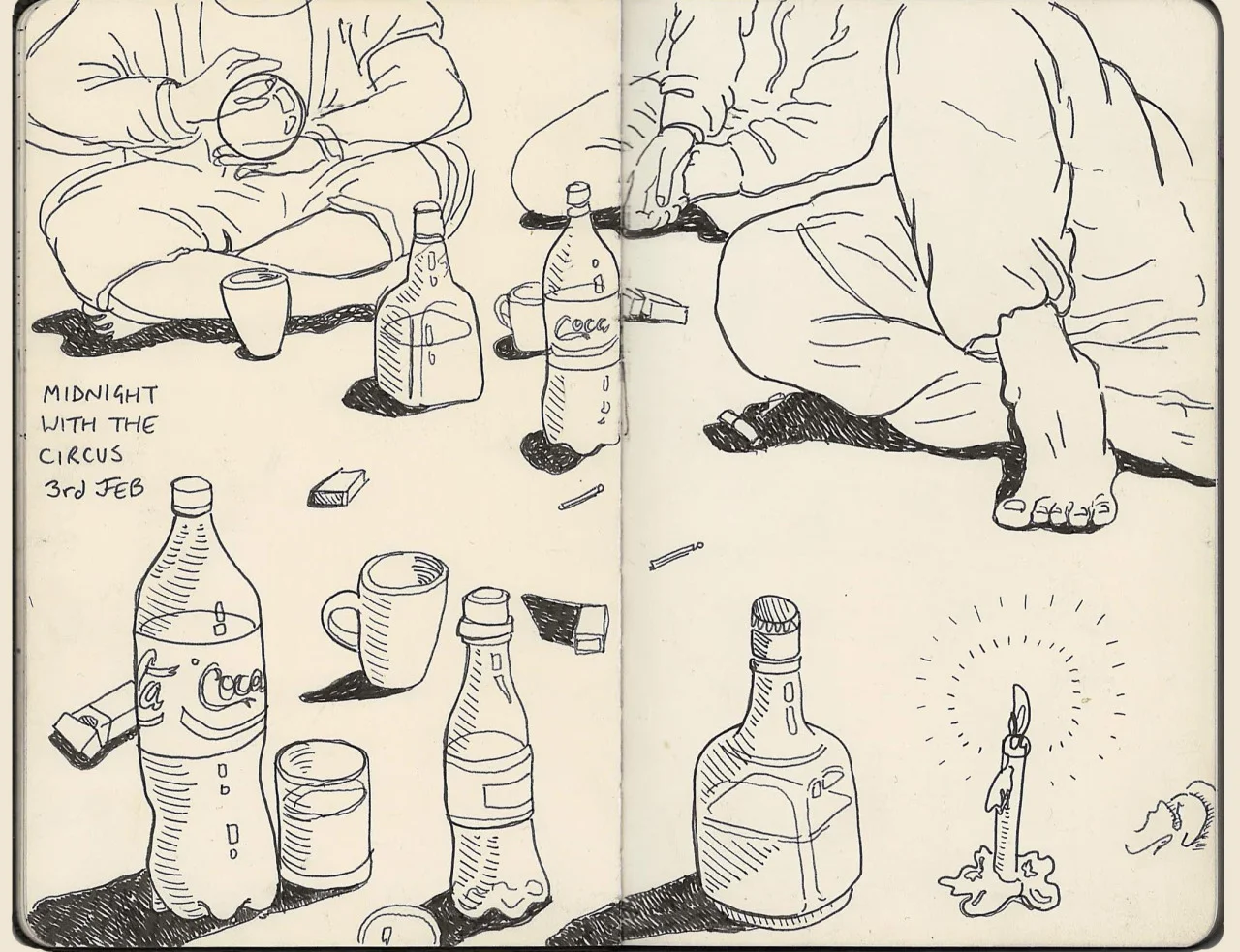 A rooftop, copious amounts of Old Monk and a private fire-stick display. Good night.