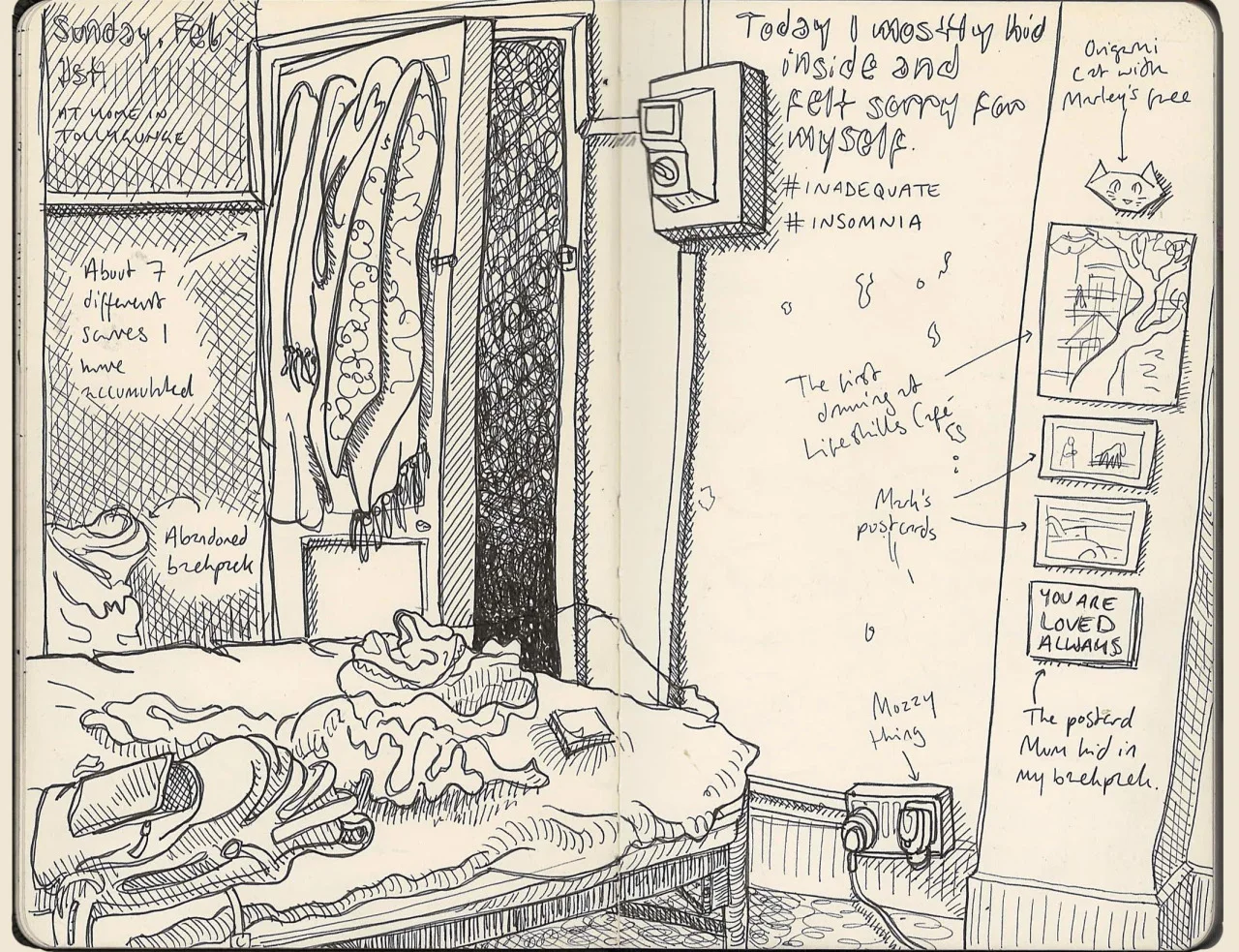 I got sick. First of a few.