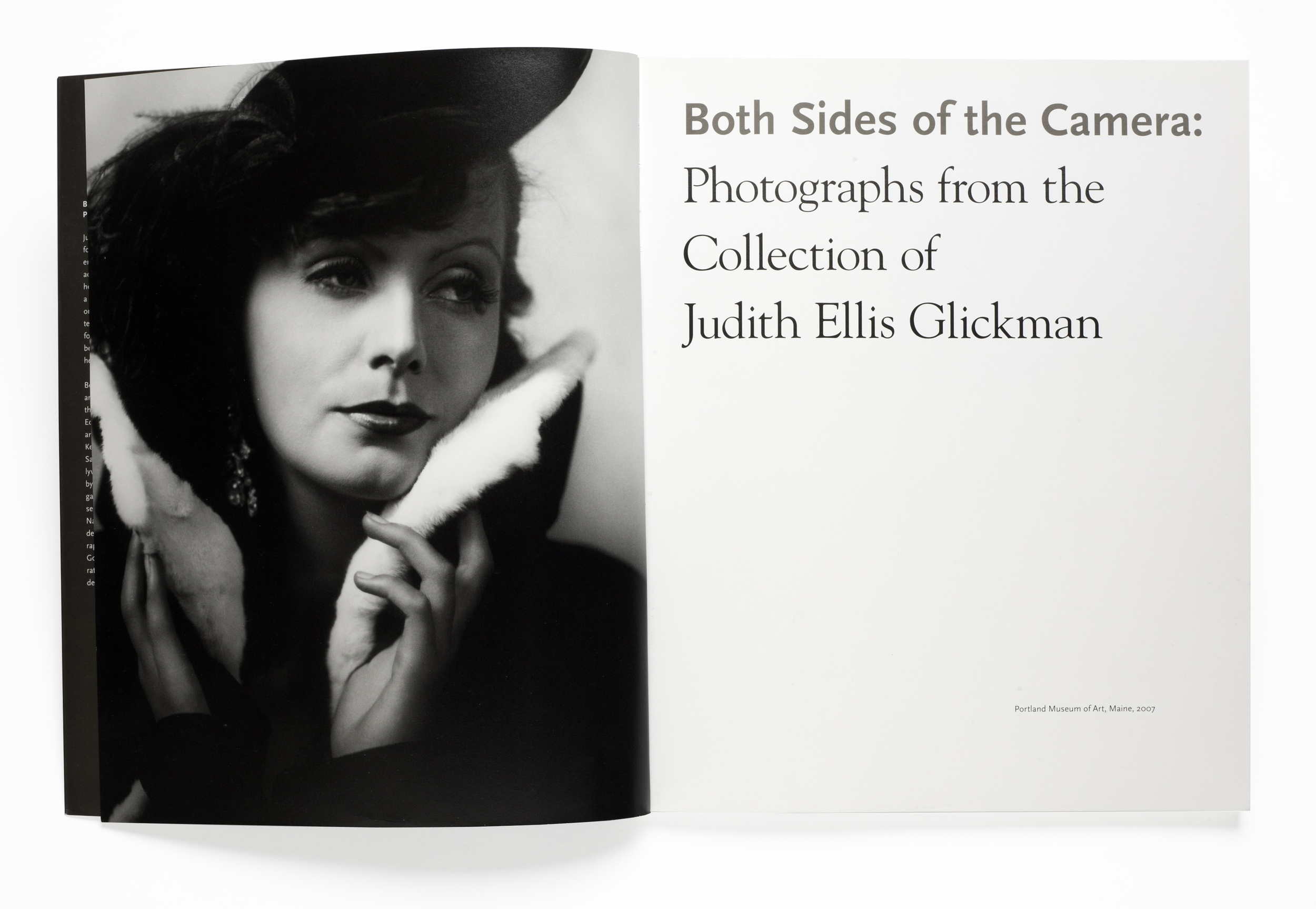   Both Sides of the Camera:&nbsp;   Photographs from the Collection of Judith Ellis Glickman&nbsp;    Title page     