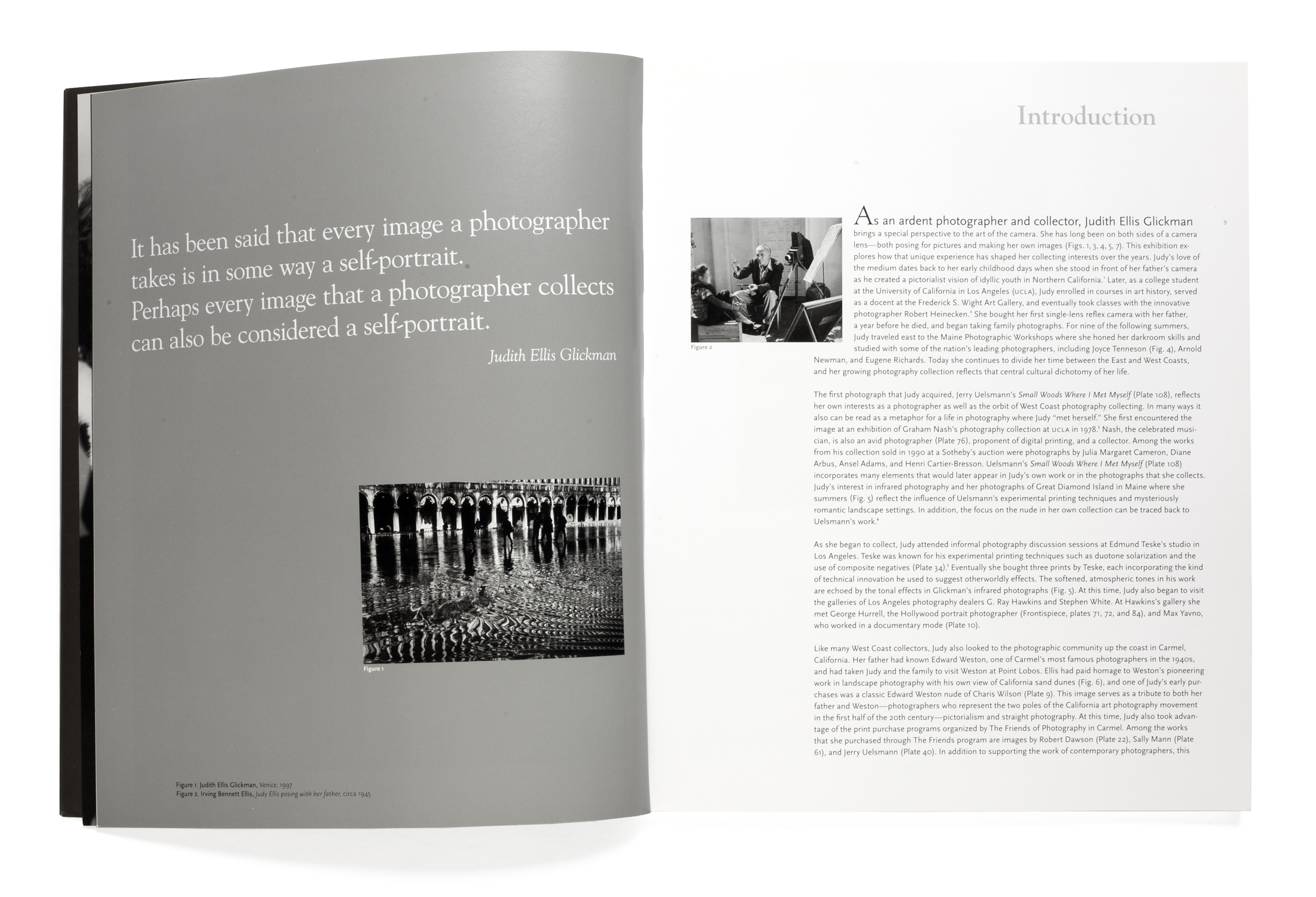   Both Sides of the Camera:&nbsp;   Photographs from the Collection of Judith Ellis Glickman    Introduction     