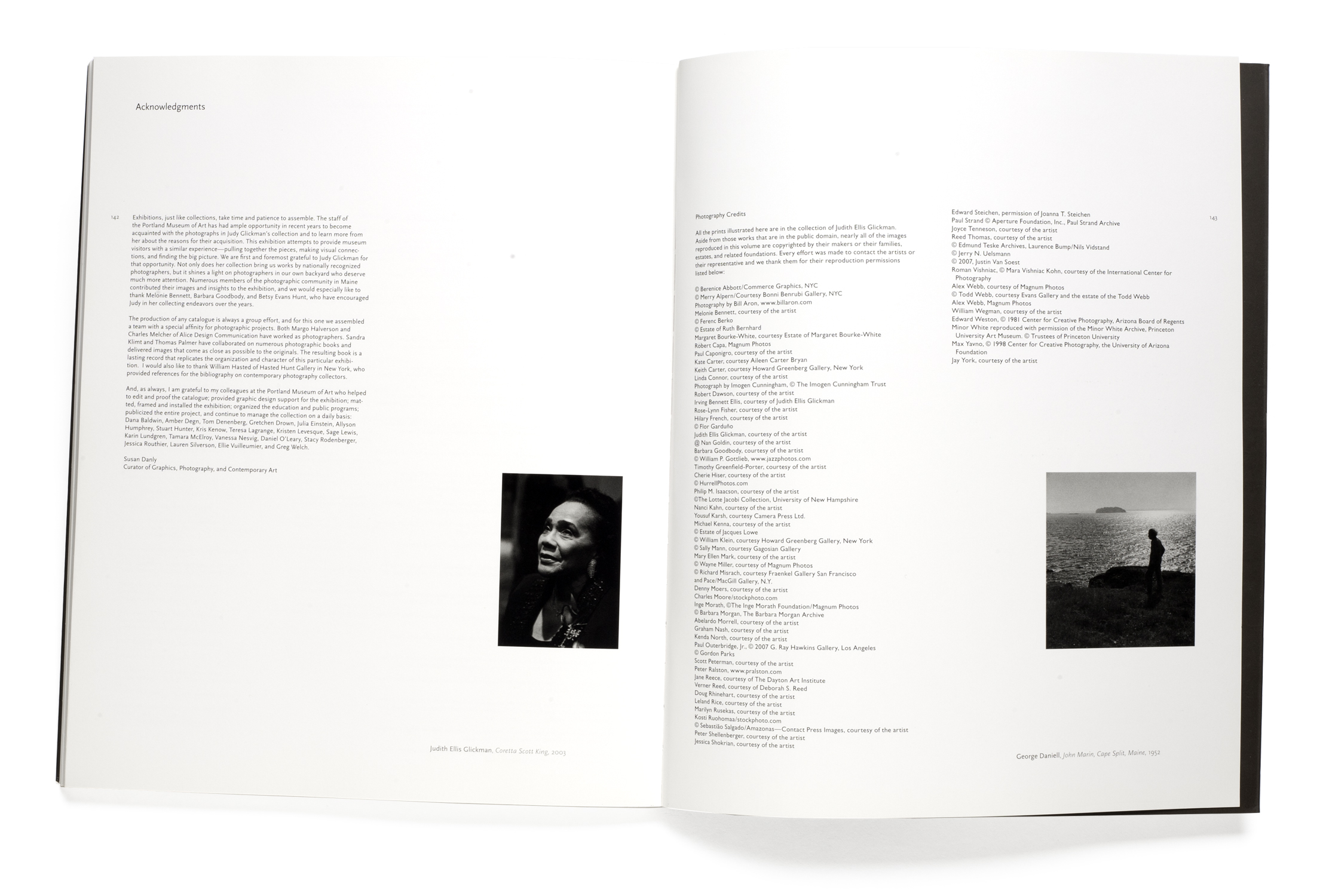   Both Sides of the Camera:&nbsp;   Photographs from the Collection of Judith Ellis Glickman    Acknowledgments  