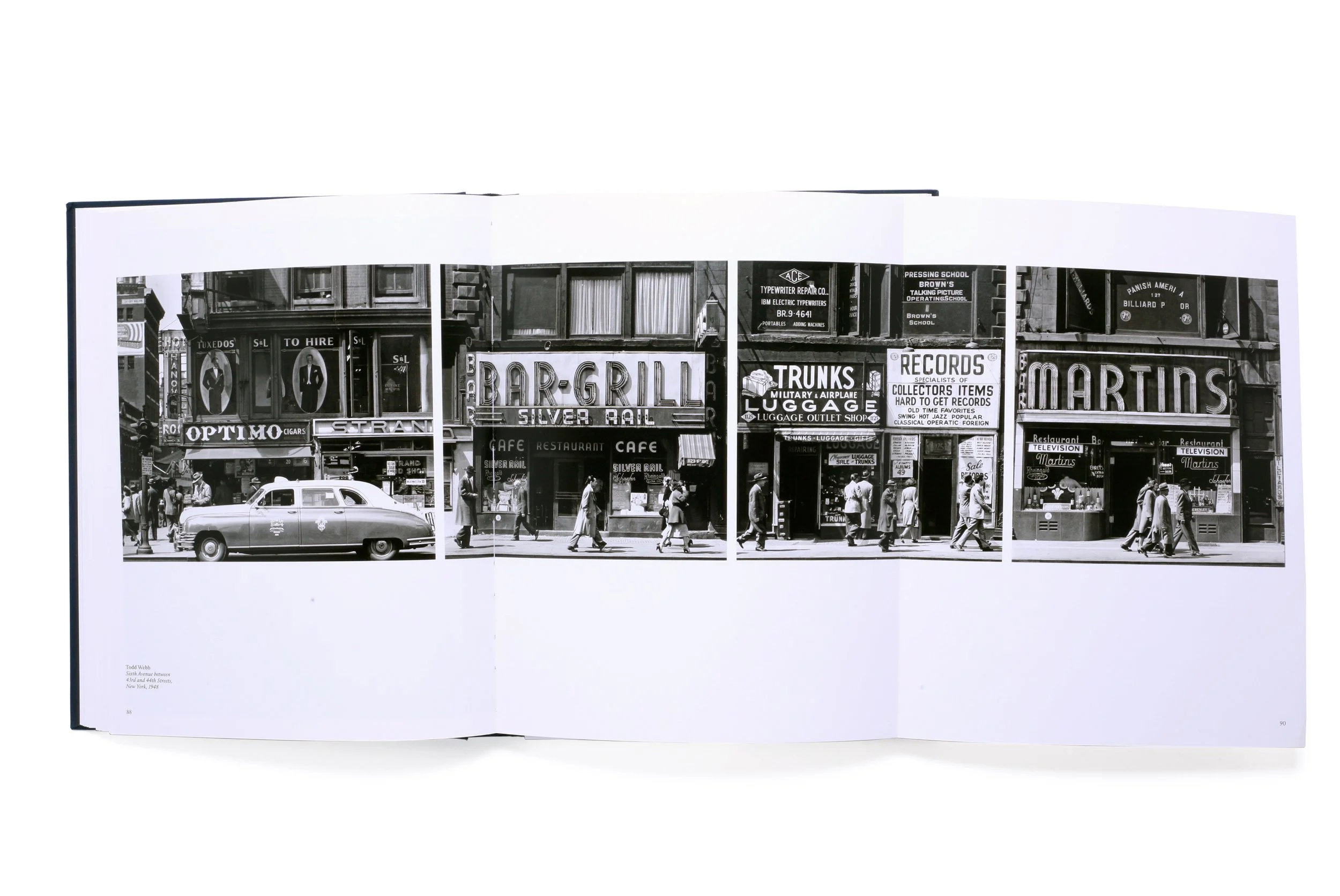 Presence: The Photography Collection of Judy Glickman Lauder Todd Webb Sixth Avenue between 43rd and 44th Streets (gate fold) , 1948