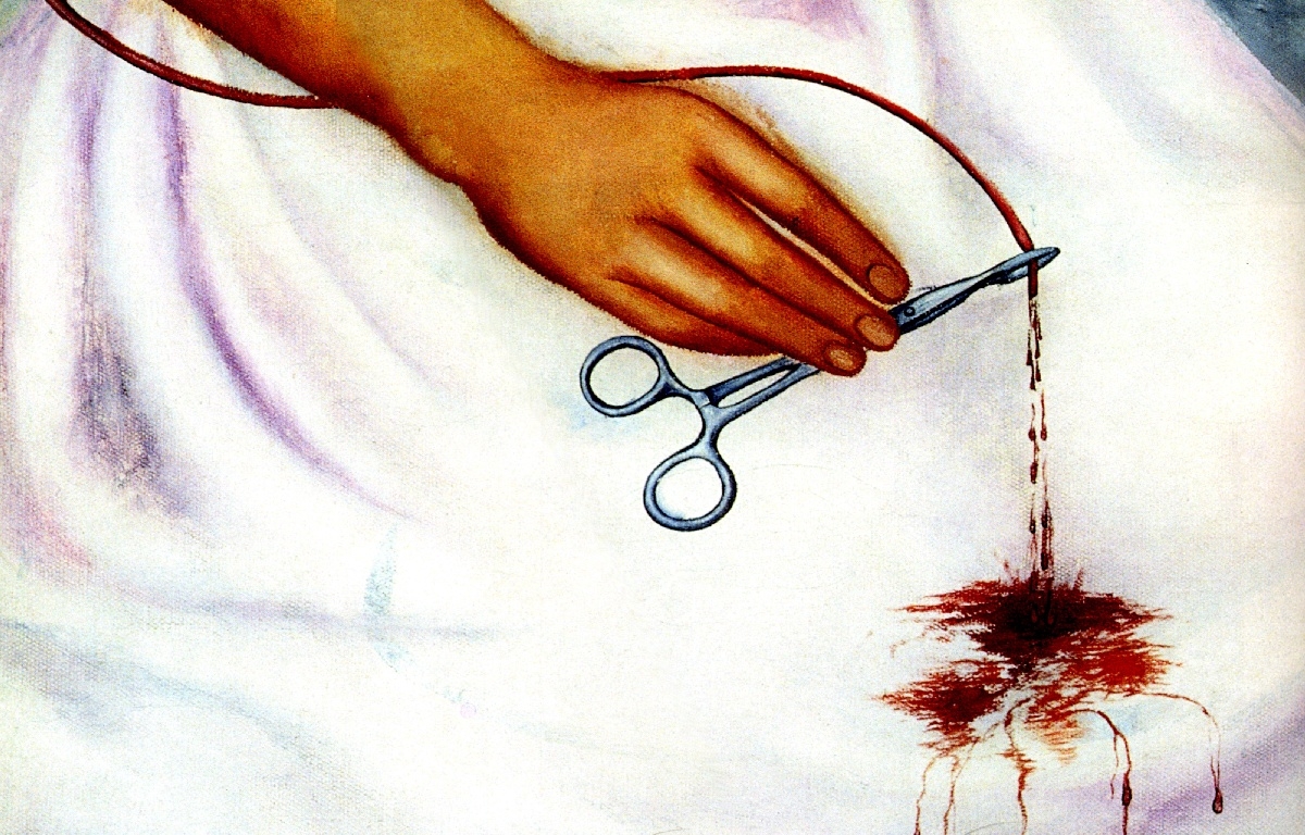 Las Dos Fridas (detail) by Frida Kahlo