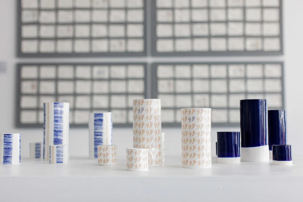 Rebecca Killen Ceramics - Cobalt and Willow Vessels