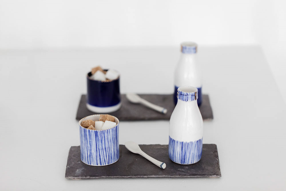 Rebecca Killen Ceramics - Cobalt Milk & Sugar Set