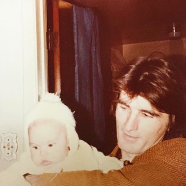 Just got a few old pictures of Jaye from an old family friend!! That cute baby is not me, btw. #dustygravesfilm