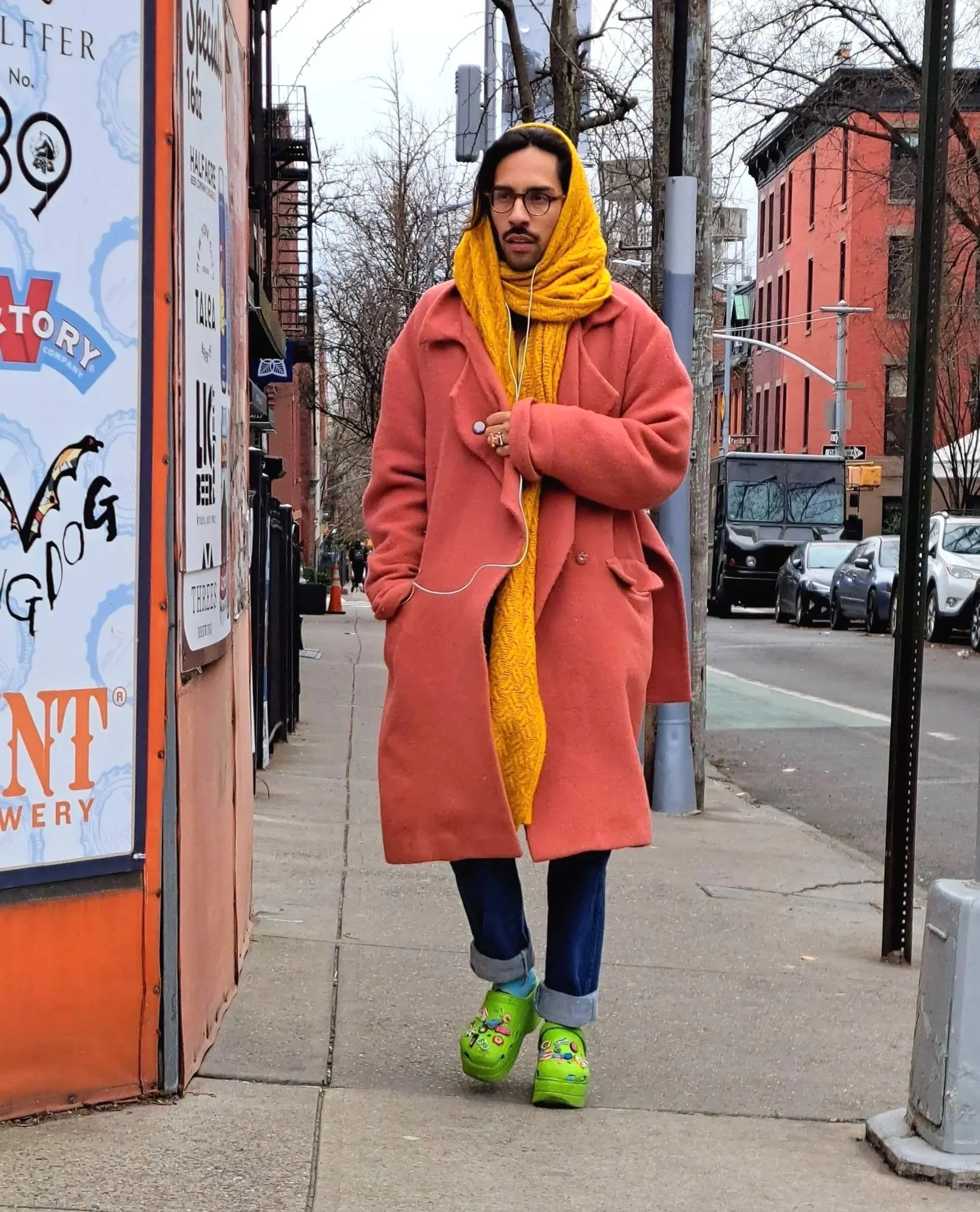Saffron Colored Coat