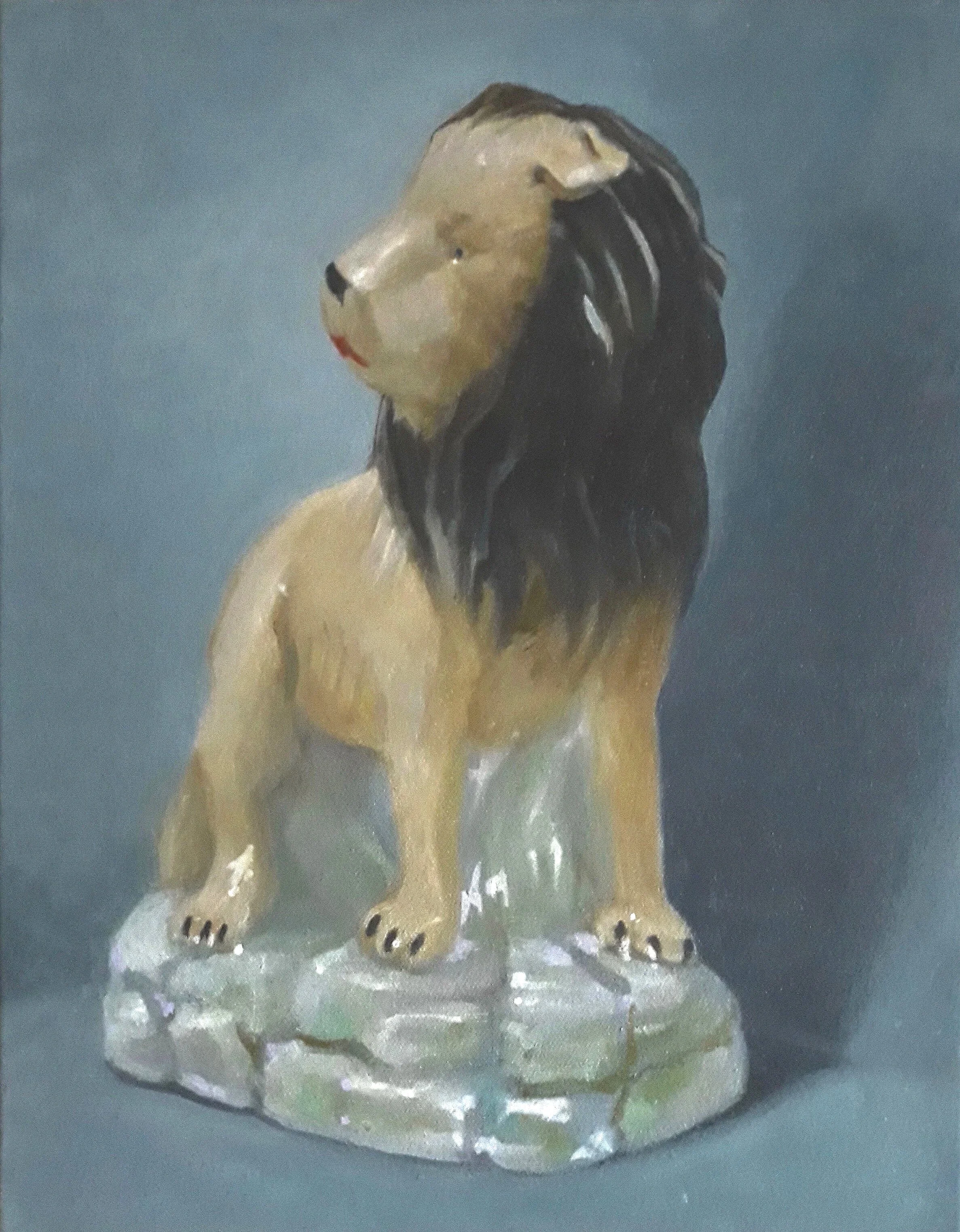 Lion with shadow