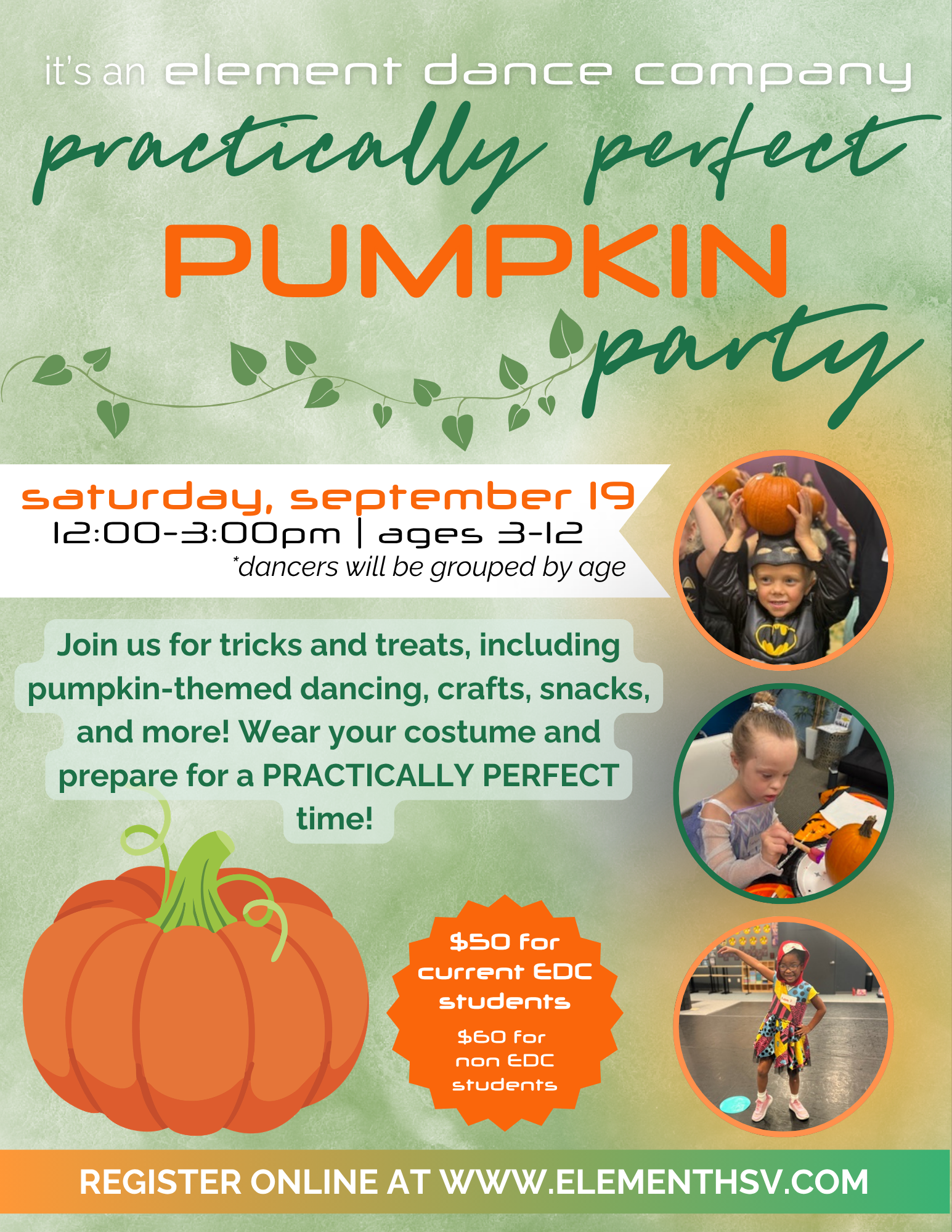 Practically Perfect Pumpkin Party