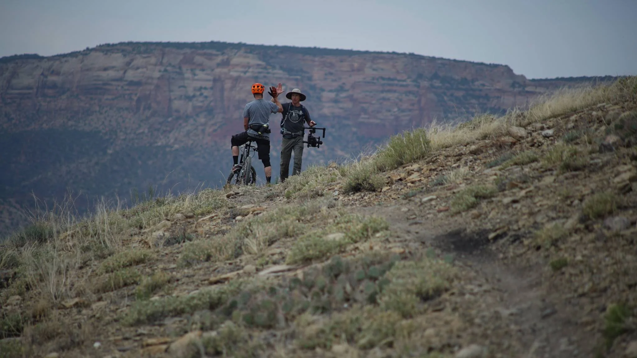 Rider & filmer happy with the shot.