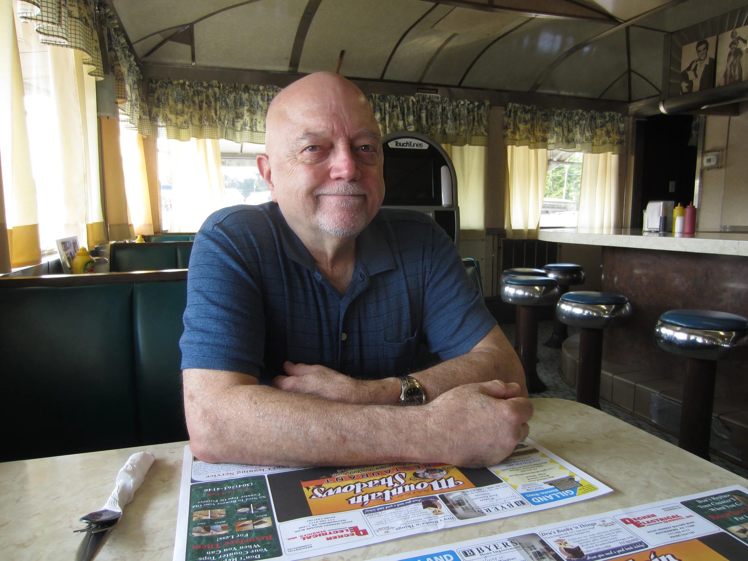  Ralph ready to eat at one of our favorite dining spots 