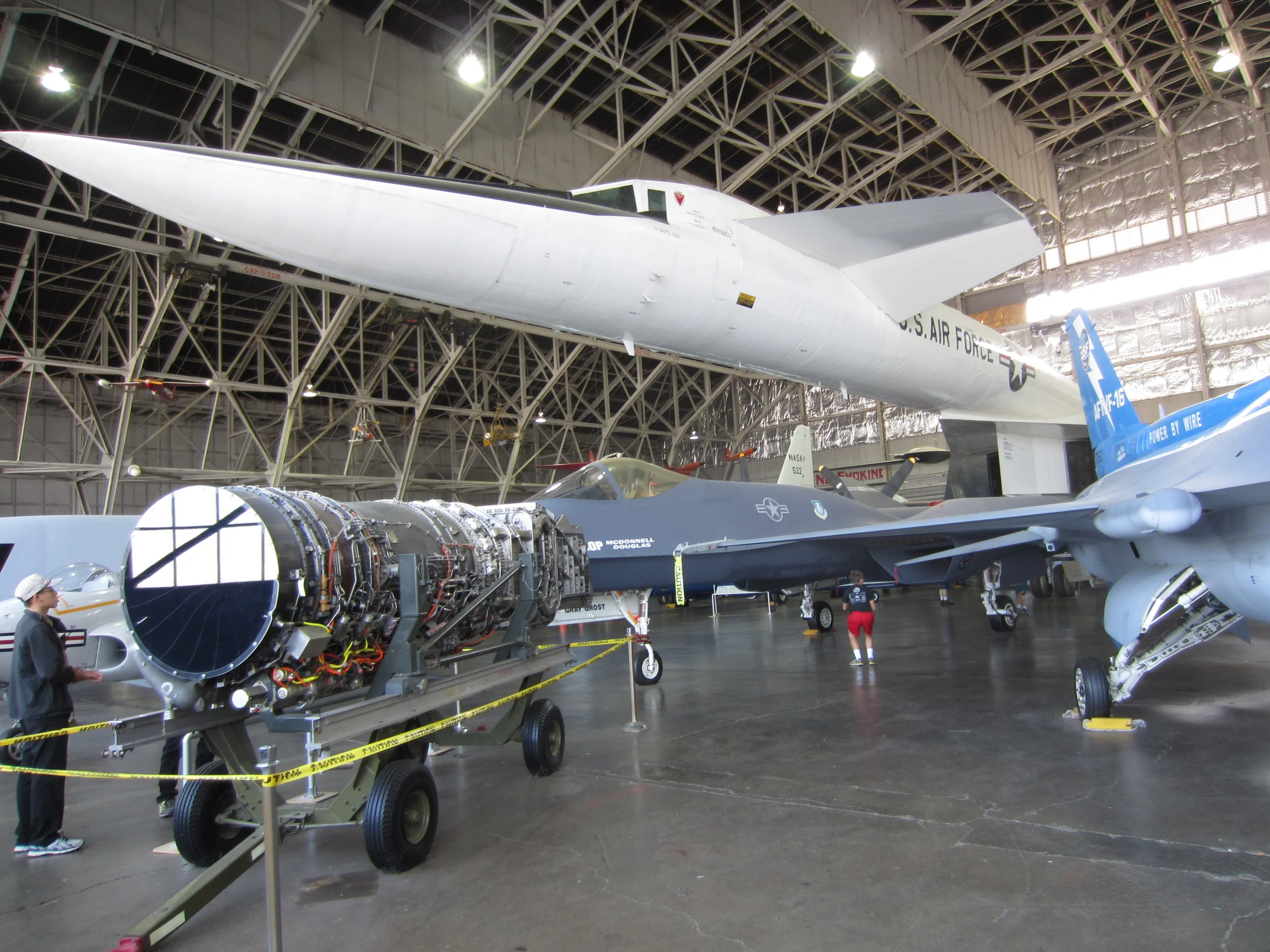  The XB-70. Not a small aircraft 