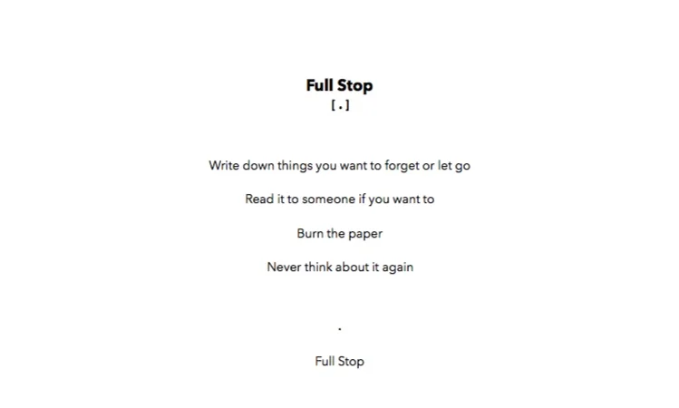 Instruction of the piece