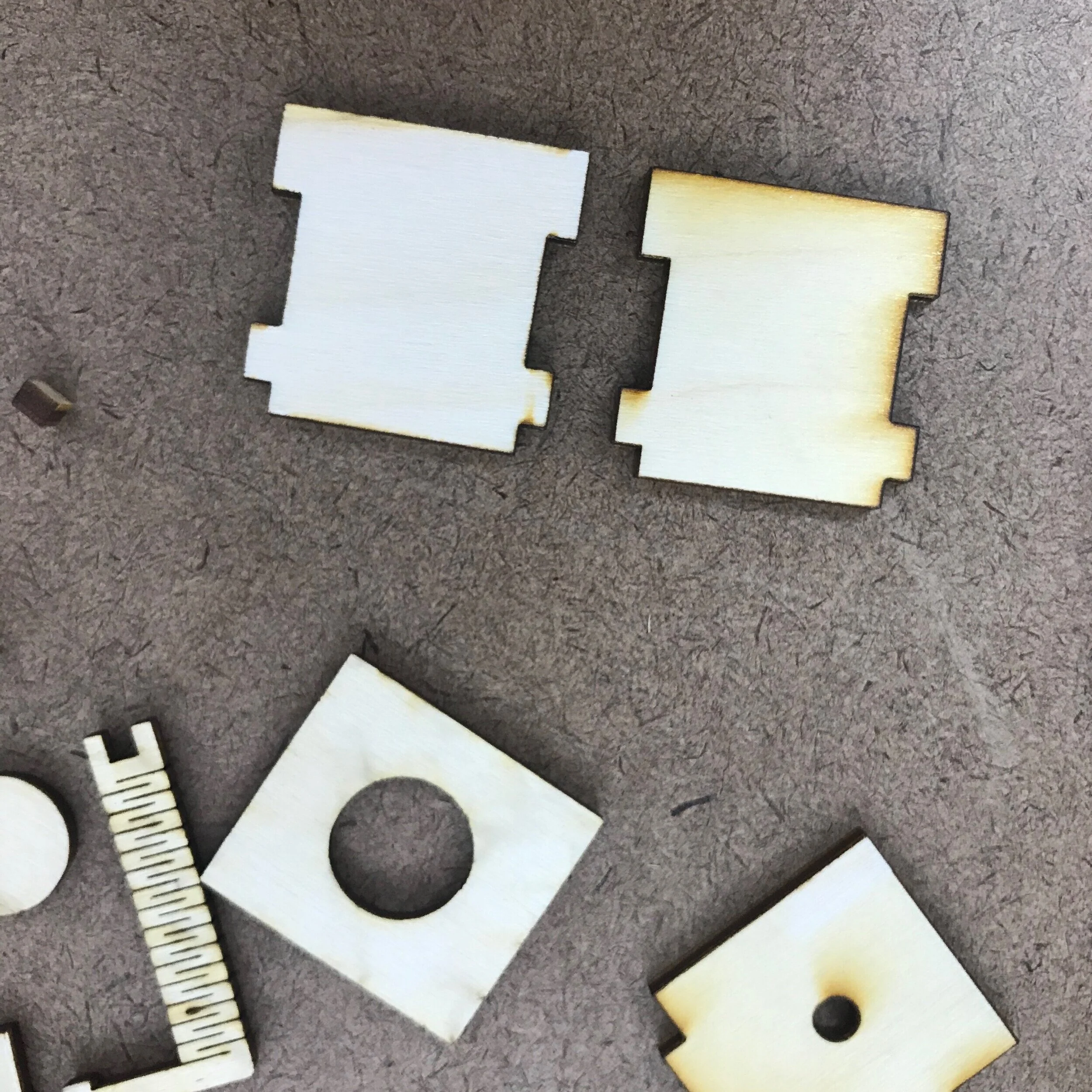 the parts that cover with the paper tape is obviously looks better without the burnt