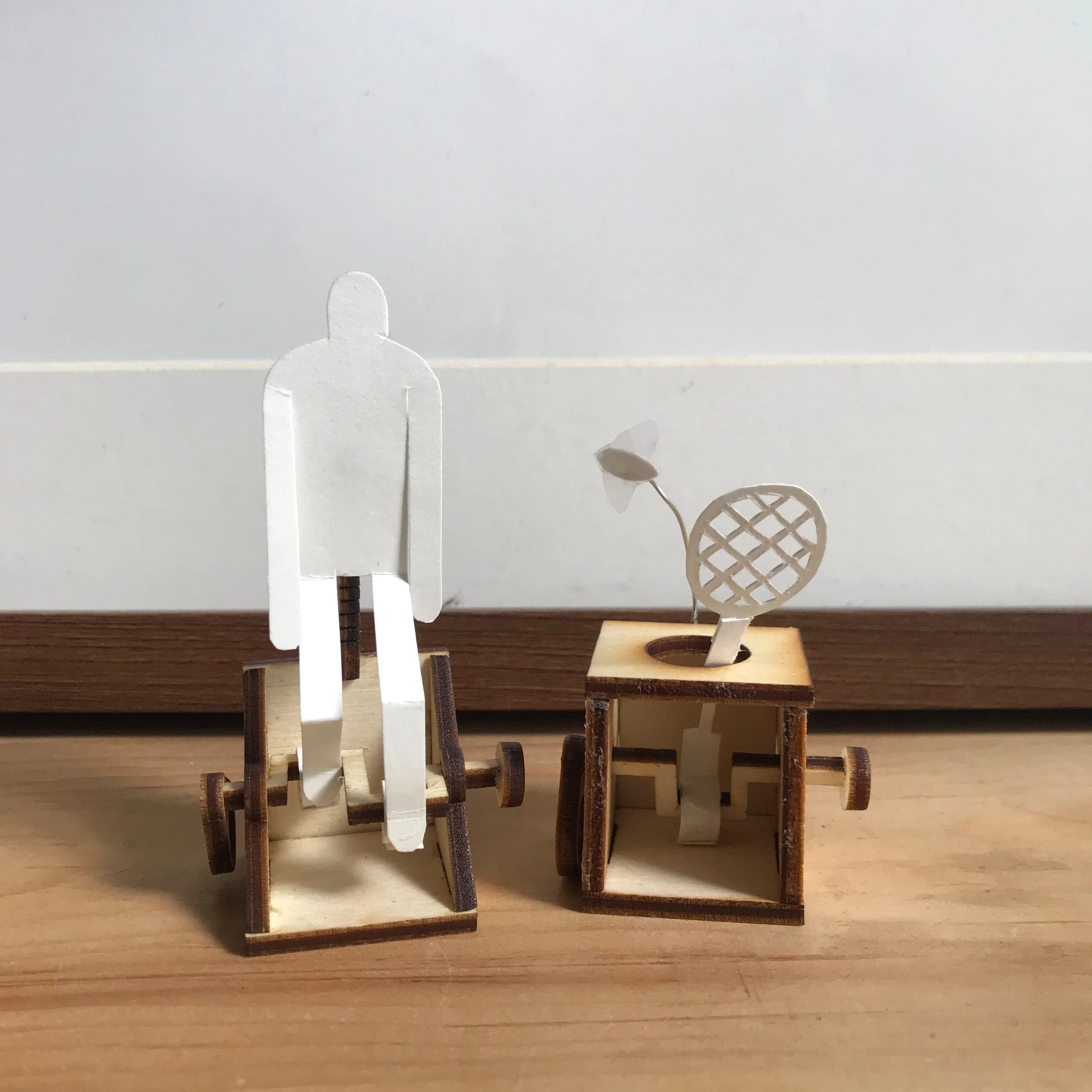 Laser Cutting : Wood Mechanical Toys