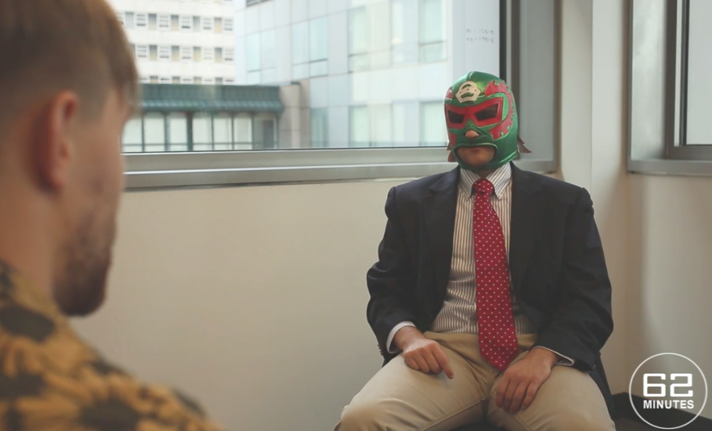 We try to mock the 60 minute interview shoot for Earthman