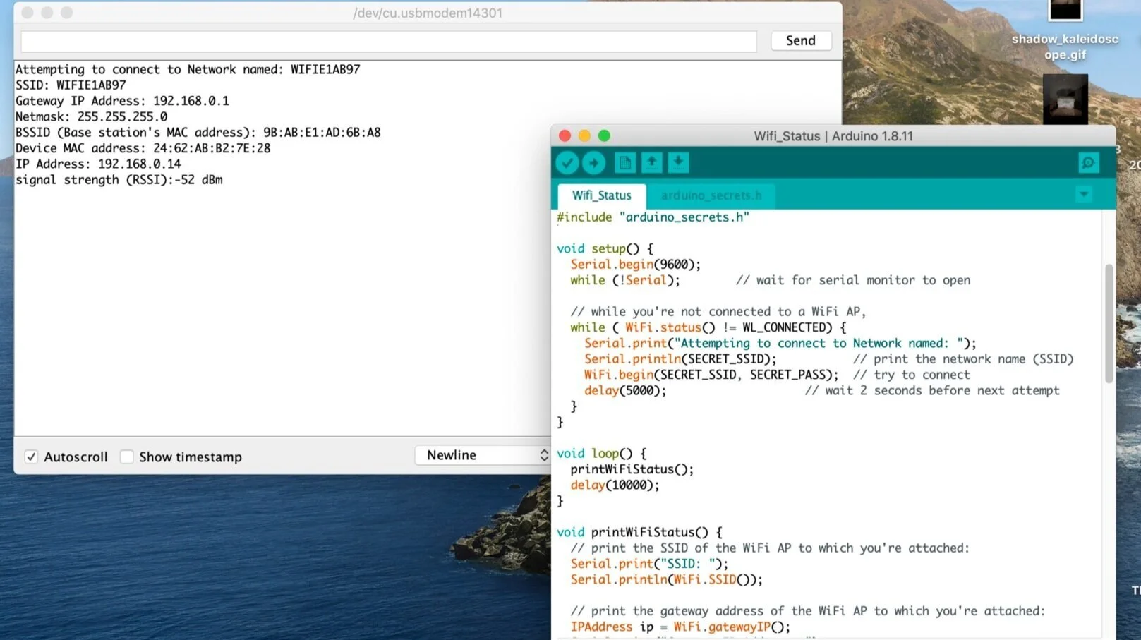 my signal strength is ok at -59 dBm :D