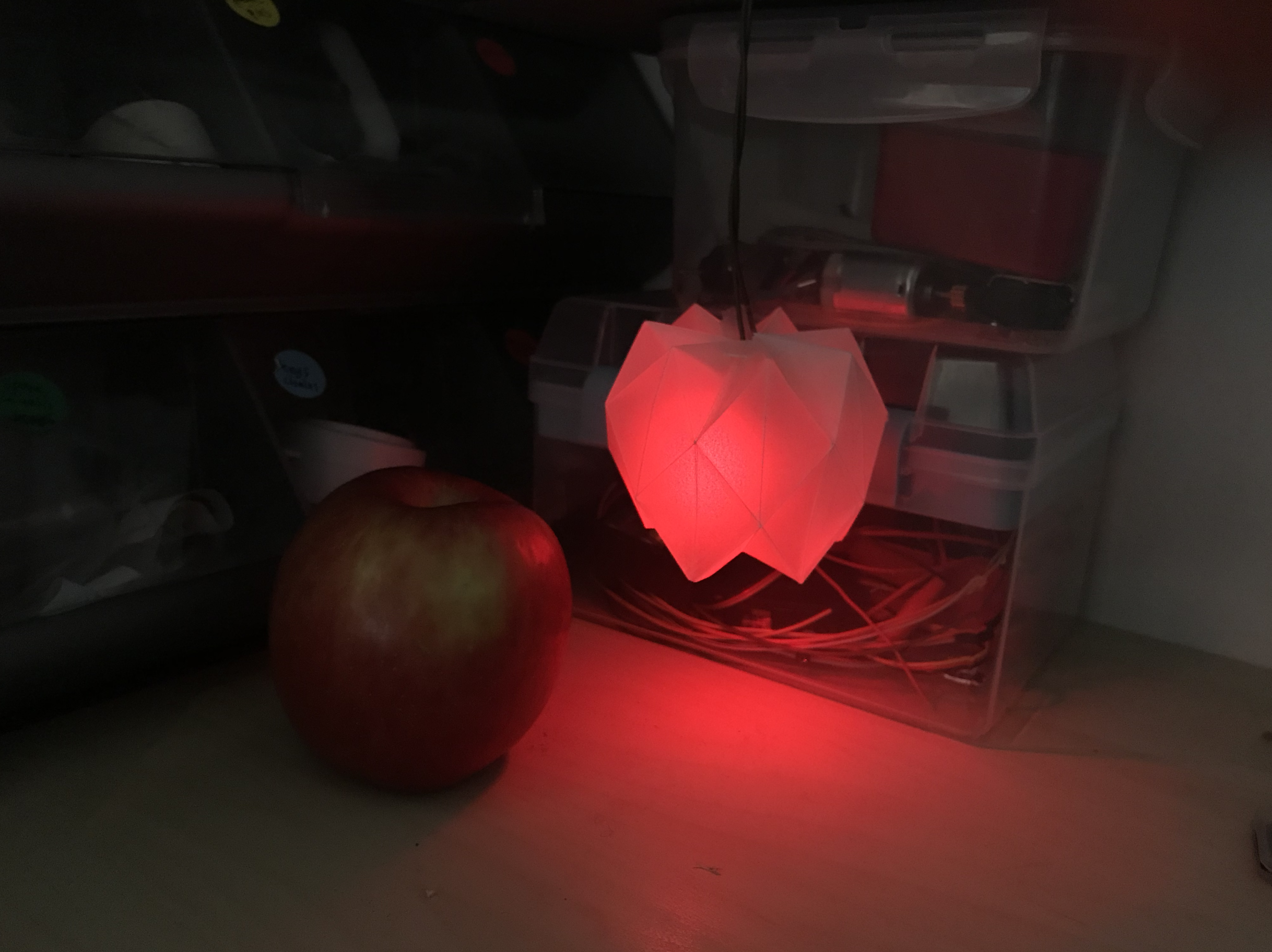 Light and Interactivity : Apple Lamp with Apple Image Classification 🍎