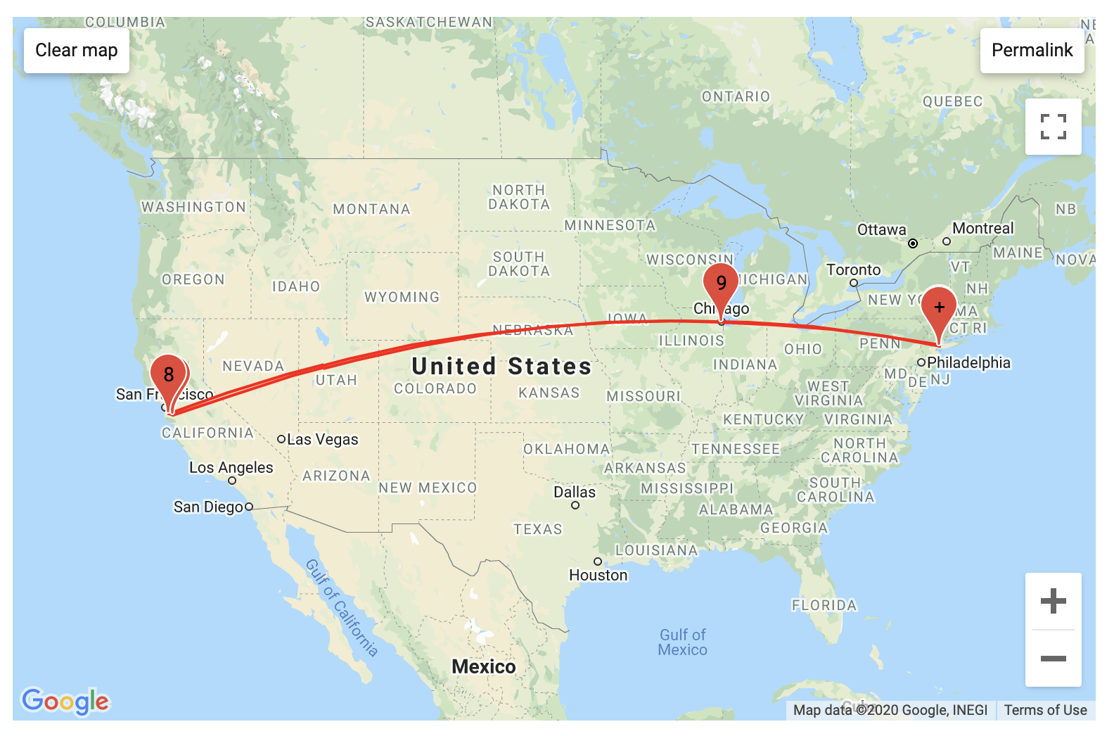 Facebook’s connections are also traveling crossed the Philadelphia and SF like some of my other most visited sites.